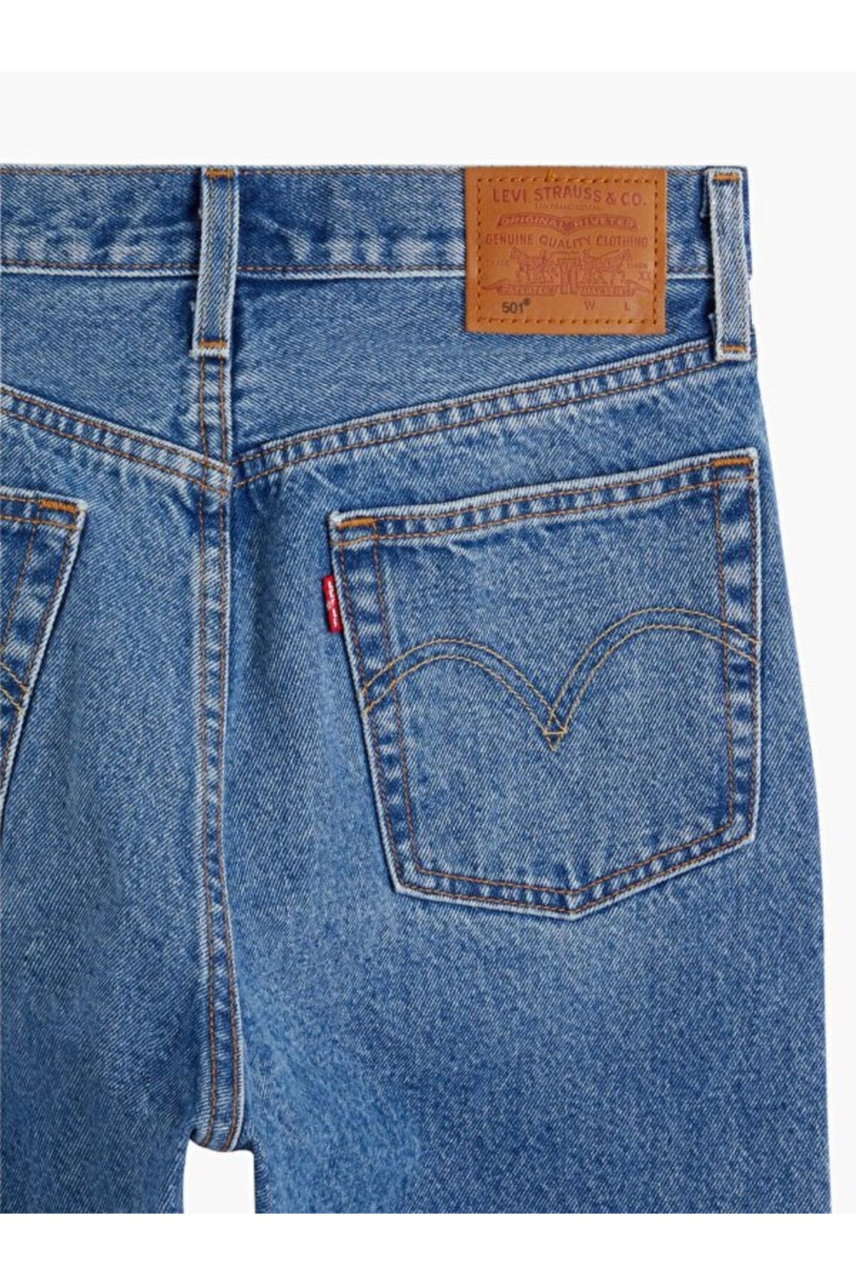 Levi's  501® Levi's® Crop Kadın Jean Pantolon - Must Be Mine - Görsel 7