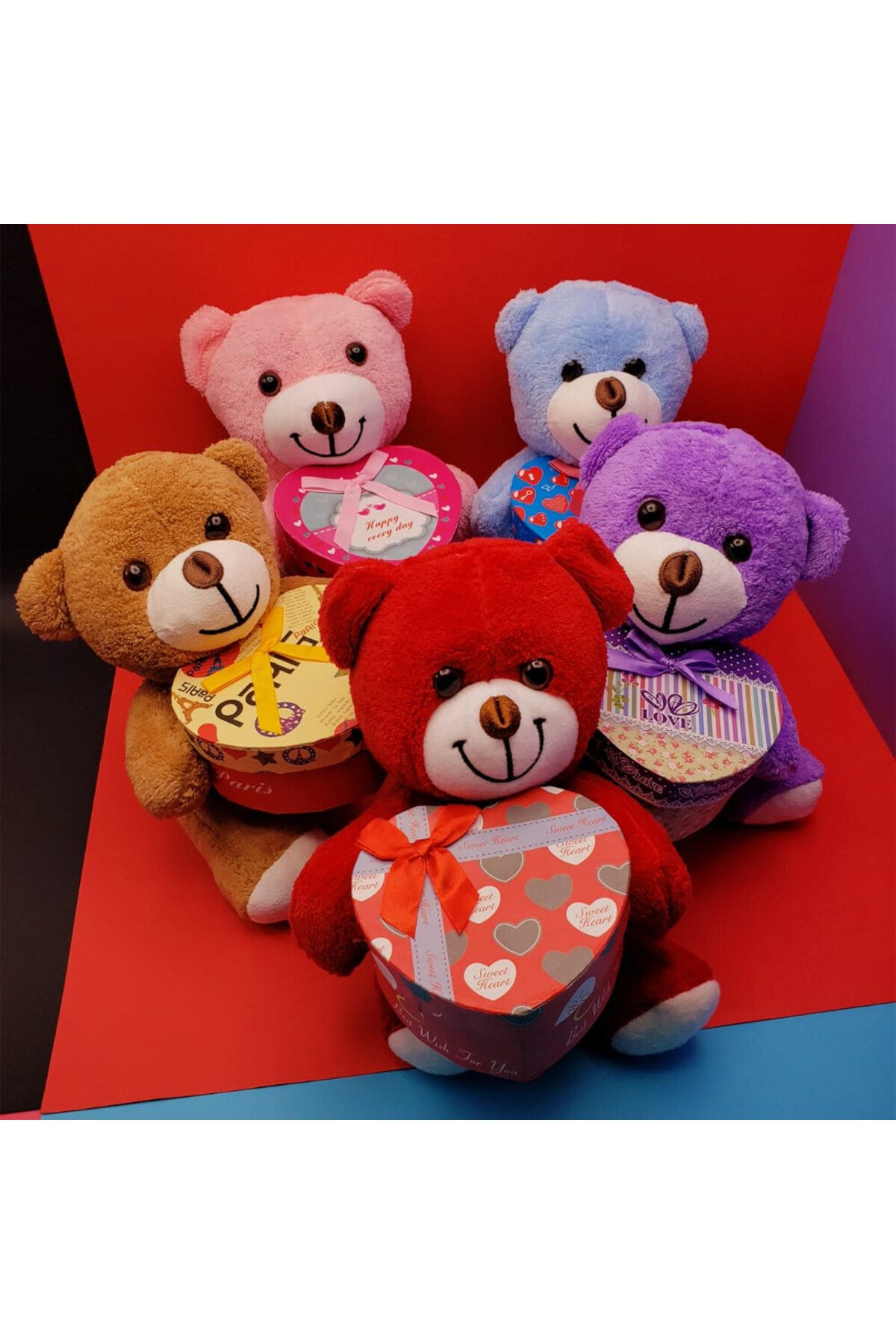 D&M Life Collection Hediyelik Kutulu Ayıcık