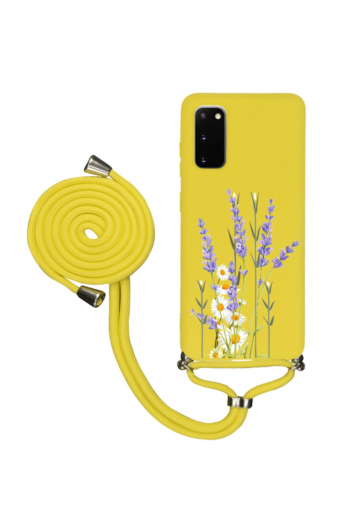 Royaleks Samsung S20 İpli Lansman Kılıf - Lavanta Mix