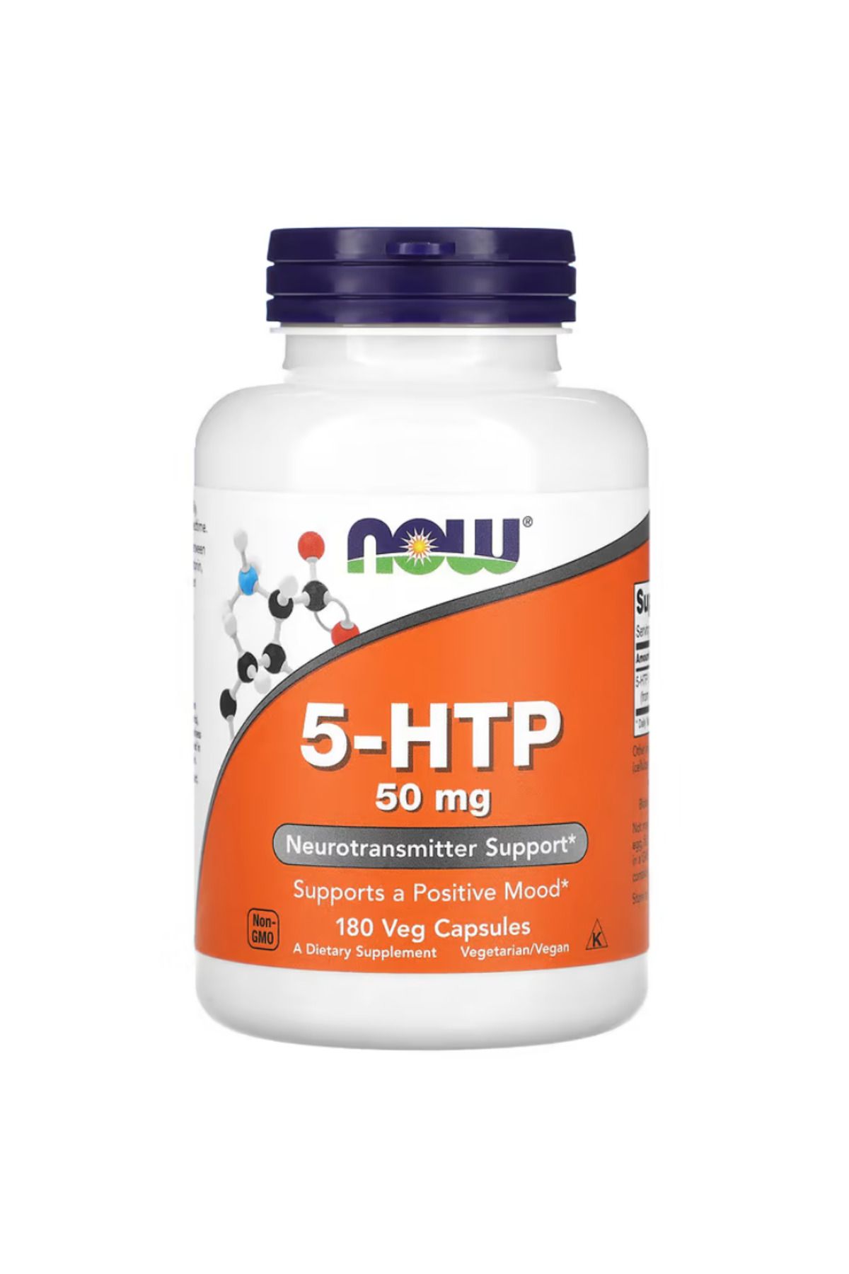 Now Foods , 5-HTP, 50 mg, 180 Veg Capsules