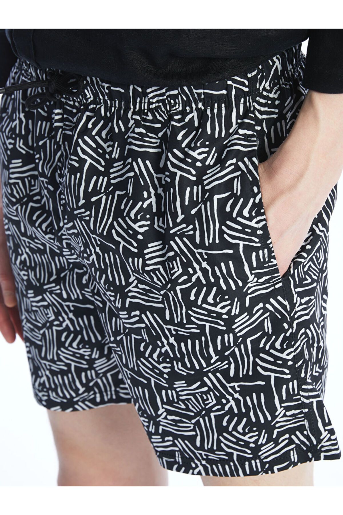 LC Waikiki-LCW Short Length Patterned Men's Swim Shorts 3