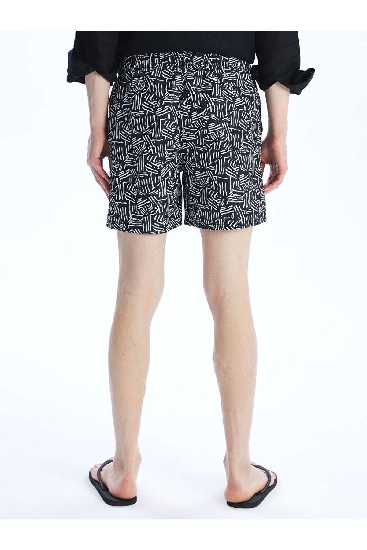 LC Waikiki-LCW Short Length Patterned Men's Swim Shorts 4