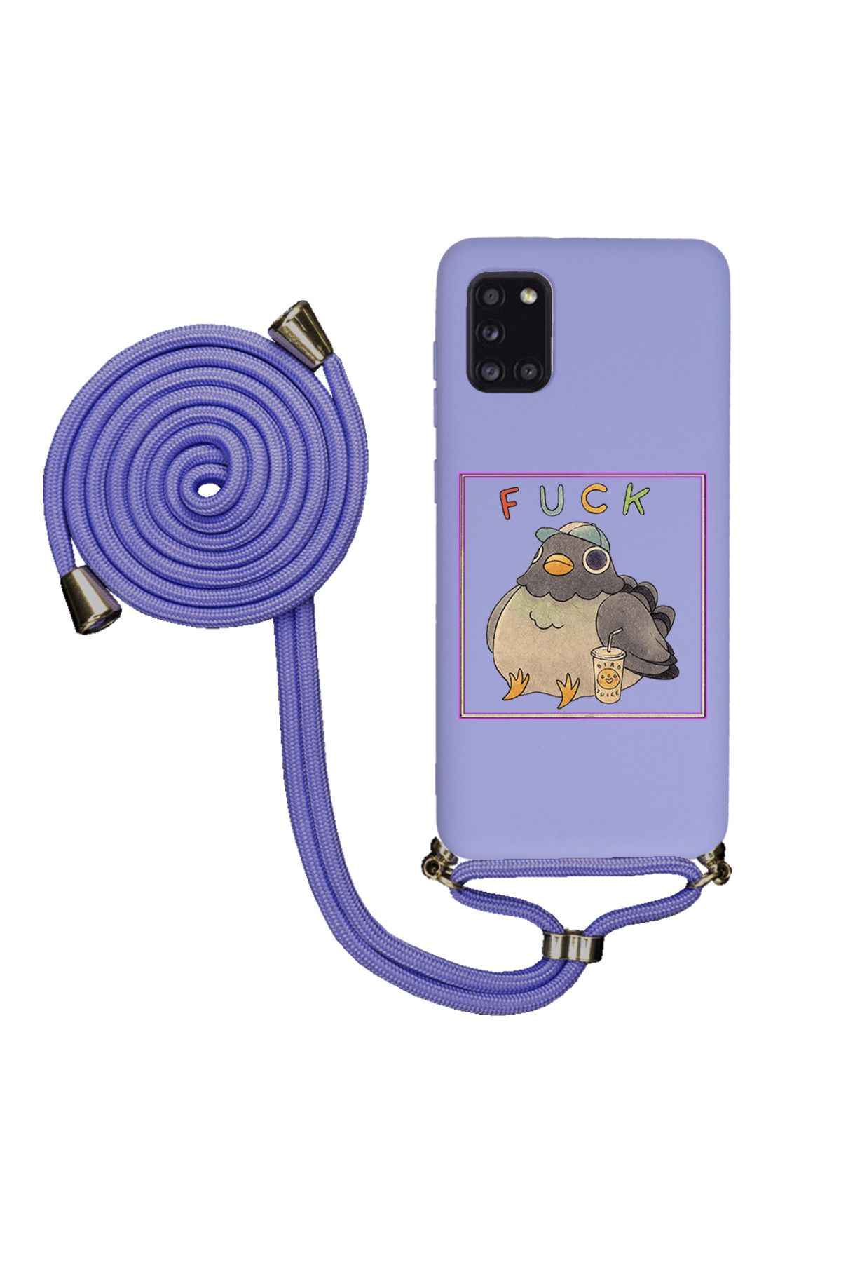 Royaleks Samsung A31 İpli Lansman Kılıf - Fuck Uyumlu