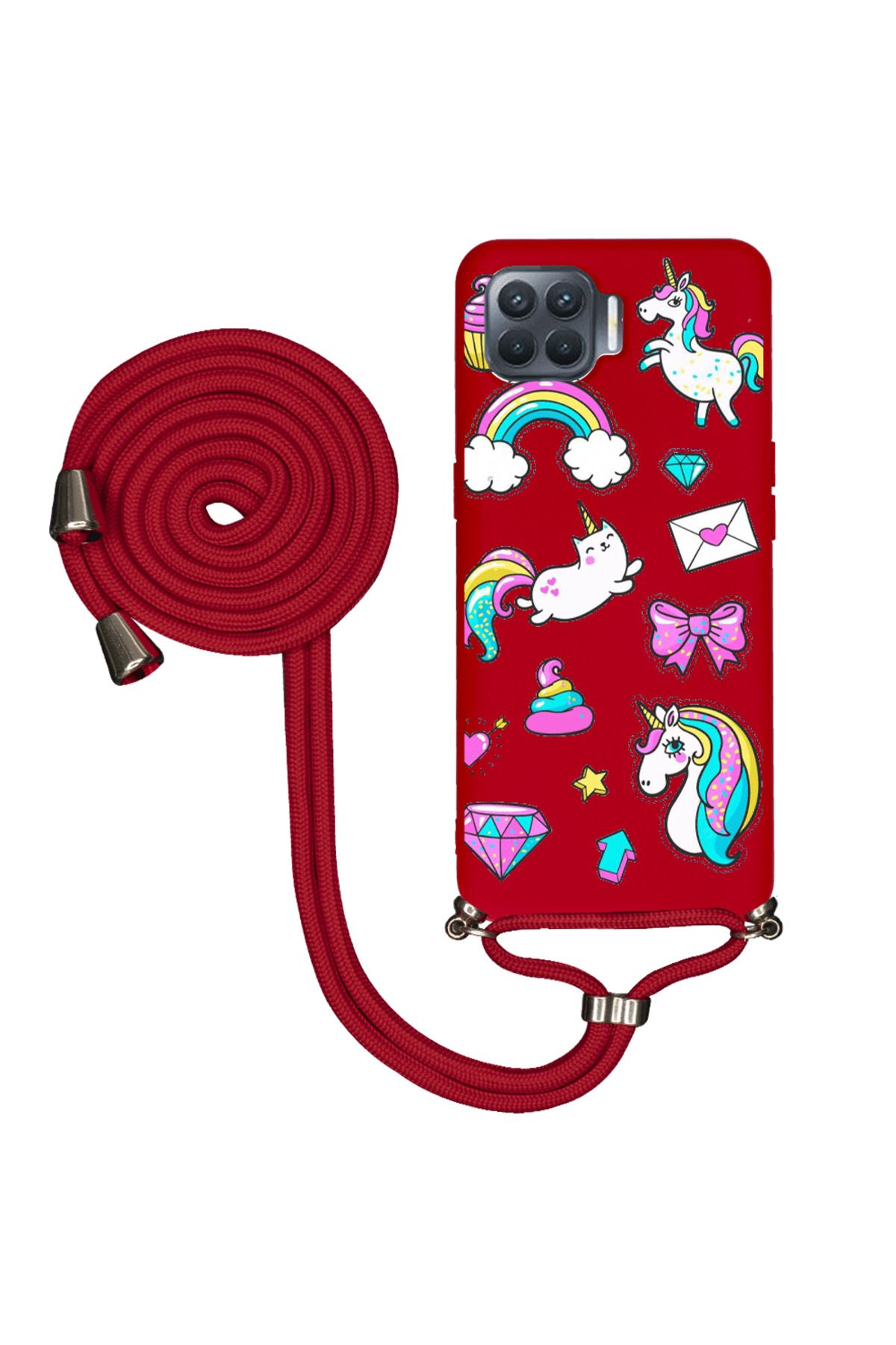 Royaleks Oppo Reno 4 Lite İpli Lansman Kılıf Unicorns Blank