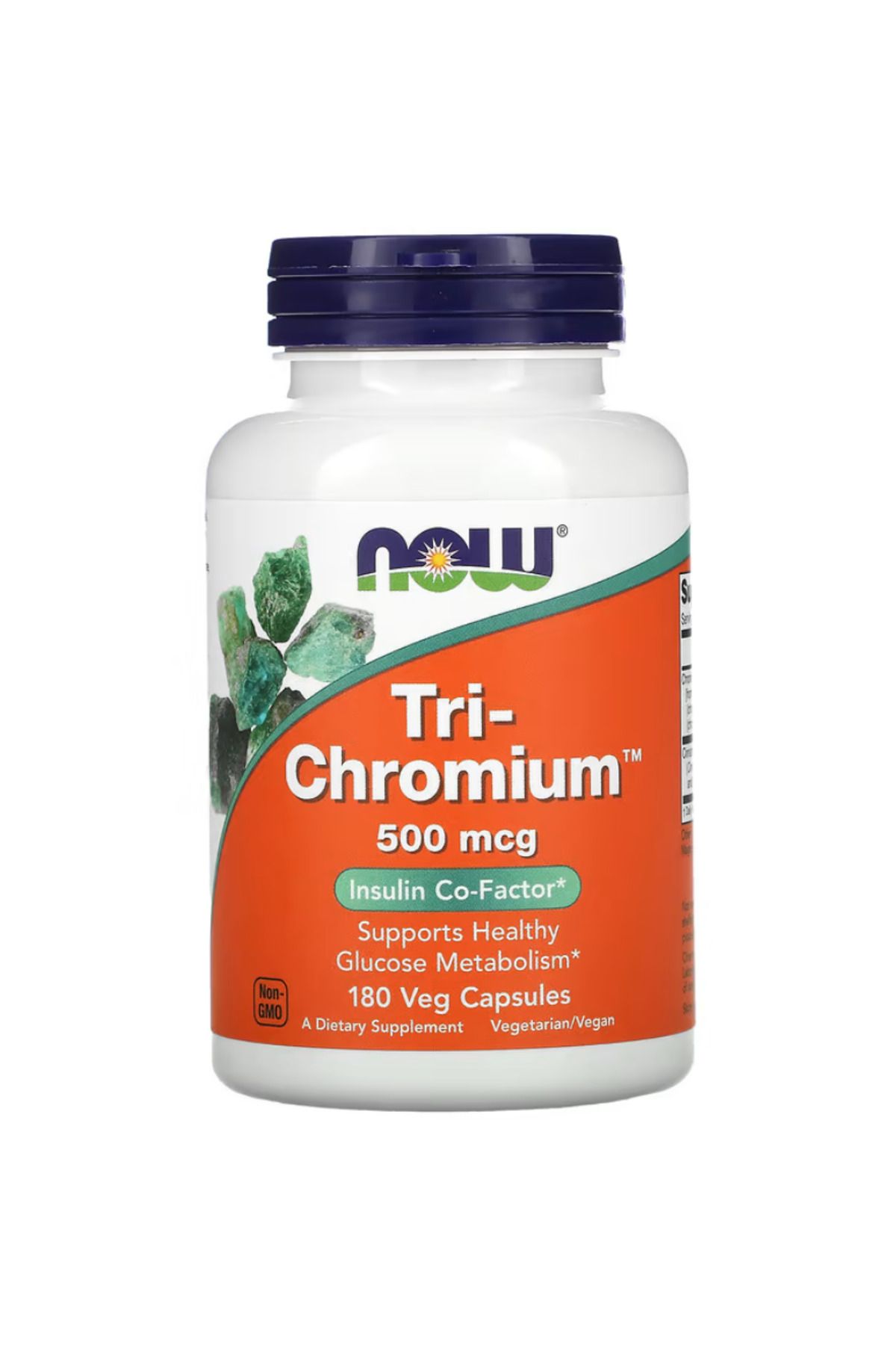 Now Foods , Tri-Chromium, 500 mcg, 180 Veg Capsules