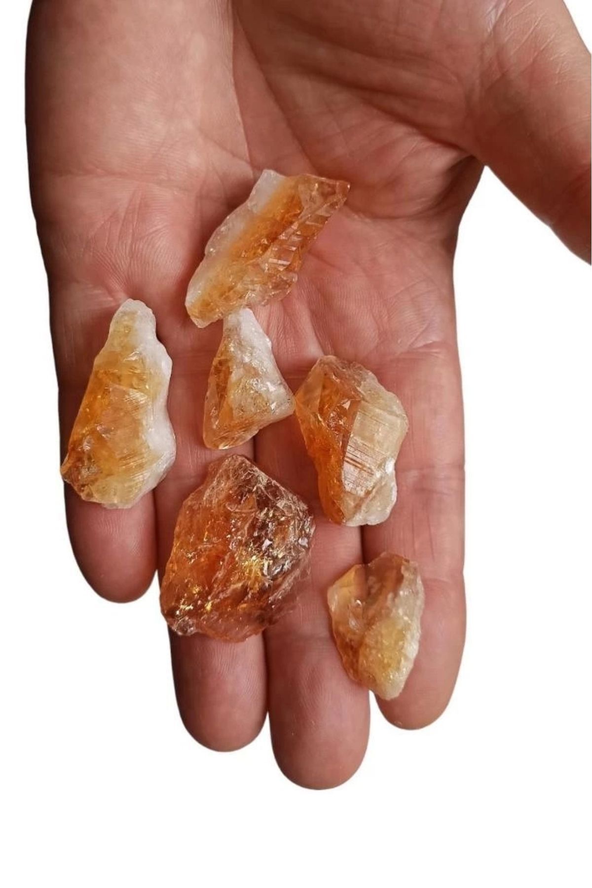 SerenityHaven 50 Gram Doğal Sitrin Küçük Parçalar 445-1