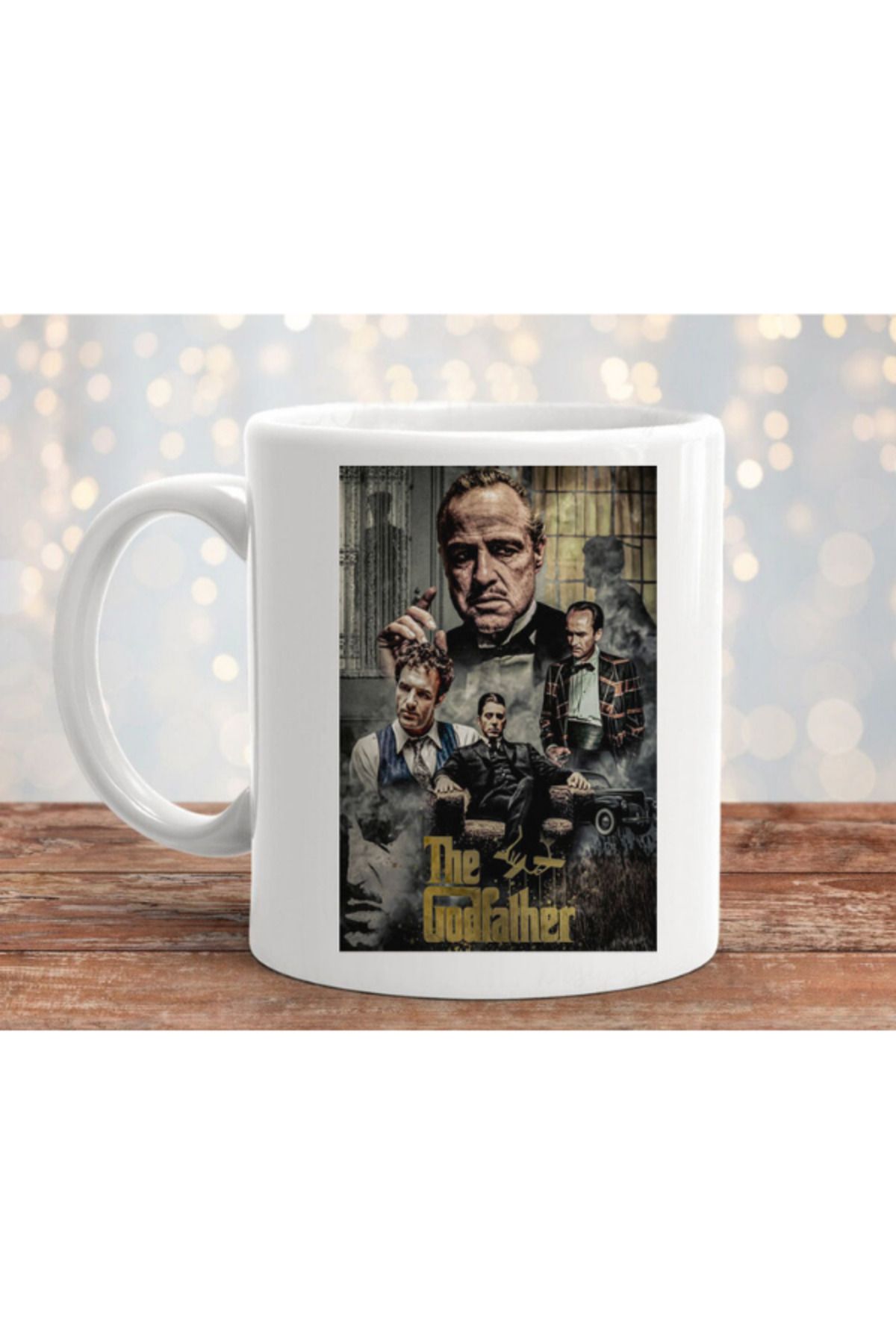 sielta The Godfather Tasarım Baskılı Porselen Kupa Bardak