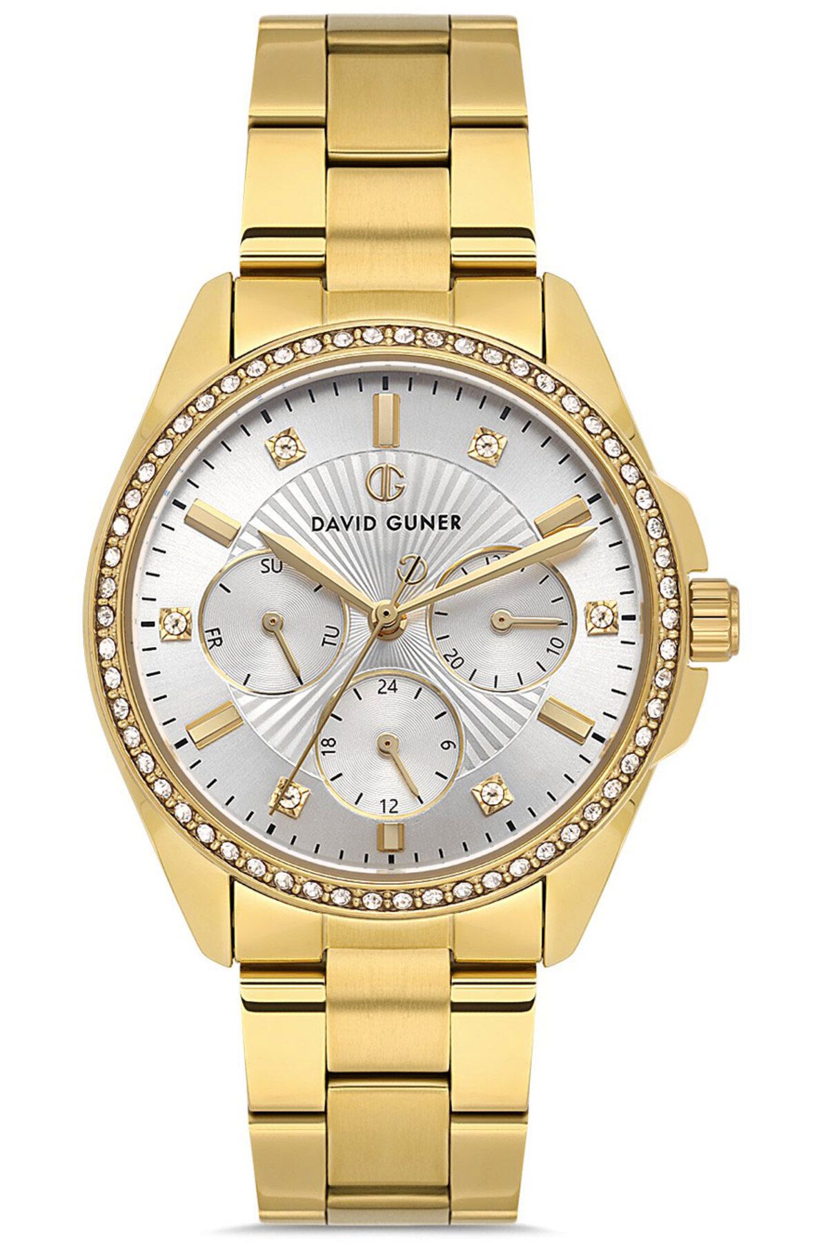 DAVID GUNER DAVİD GÜNER KADIN KOL SAATİ DG-8739LA-B1 37 MM GOLD
