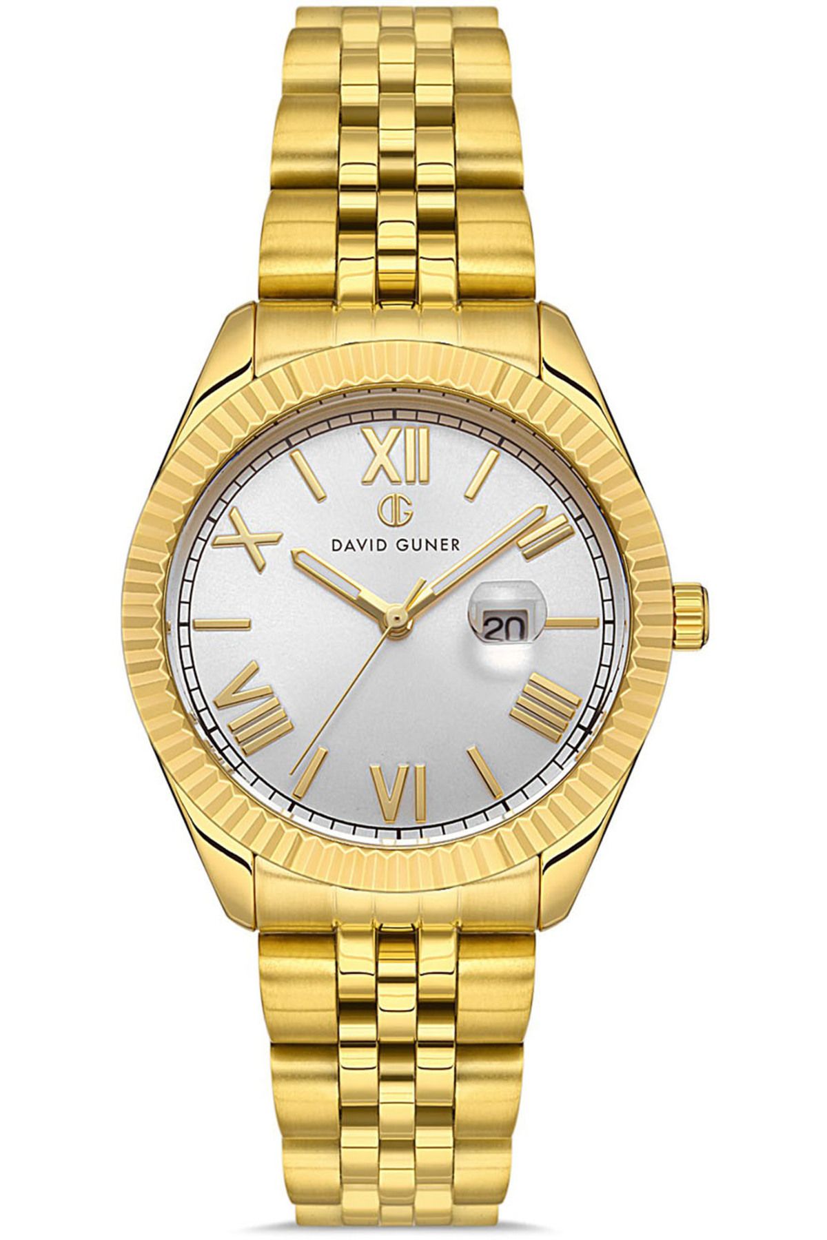DAVID GUNER DAVİD GÜNER KADIN KOL SAATİ DG-8481LA-B1 36 MM GOLD