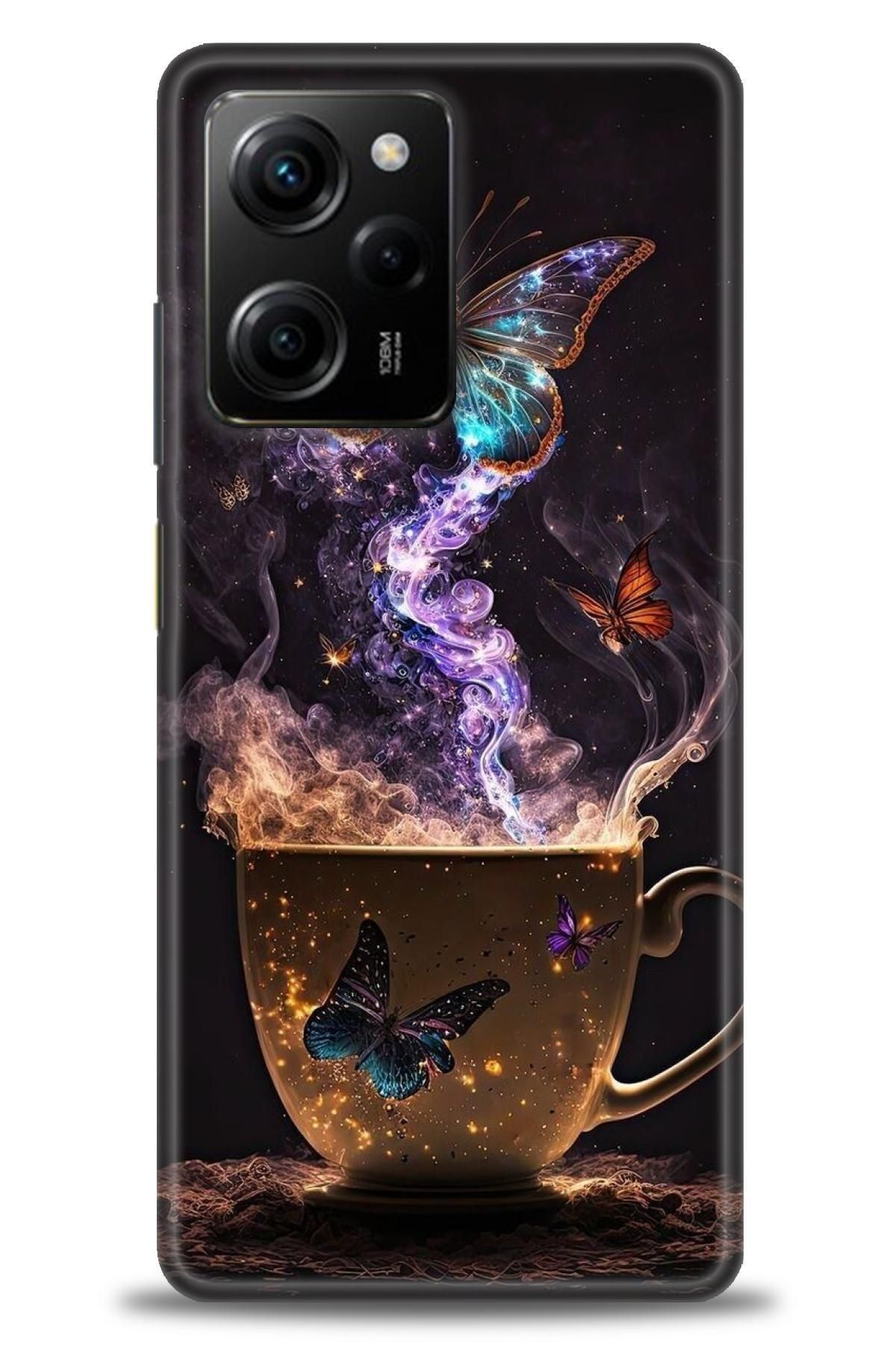 CooperTech Xiaomi Poco X5 Pro 5G İle Uyumlu HD Baskılı Desenli Silikon Kılıf - 612