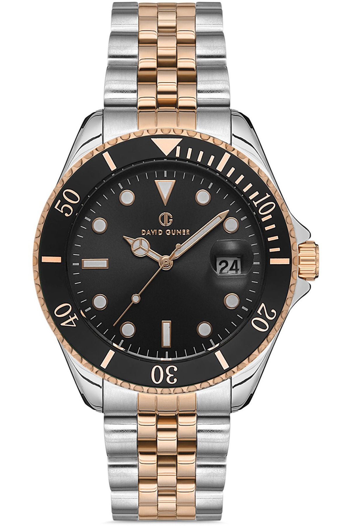DAVID GUNER DAVİD GÜNER ERKEK KOL SAATİ DG-8230GA-E2 42 MM metal-rose