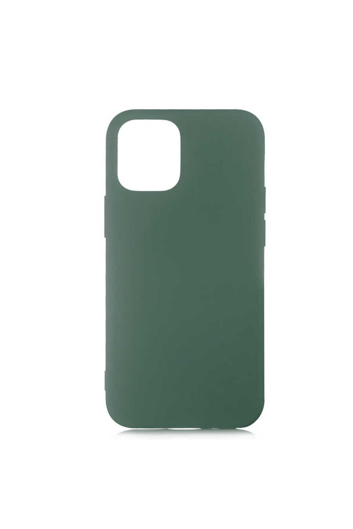 YTSGLOBAL iPhone 12 Uyumlu YTSG LSR Lansman Kılıf-Koyu Yeşil