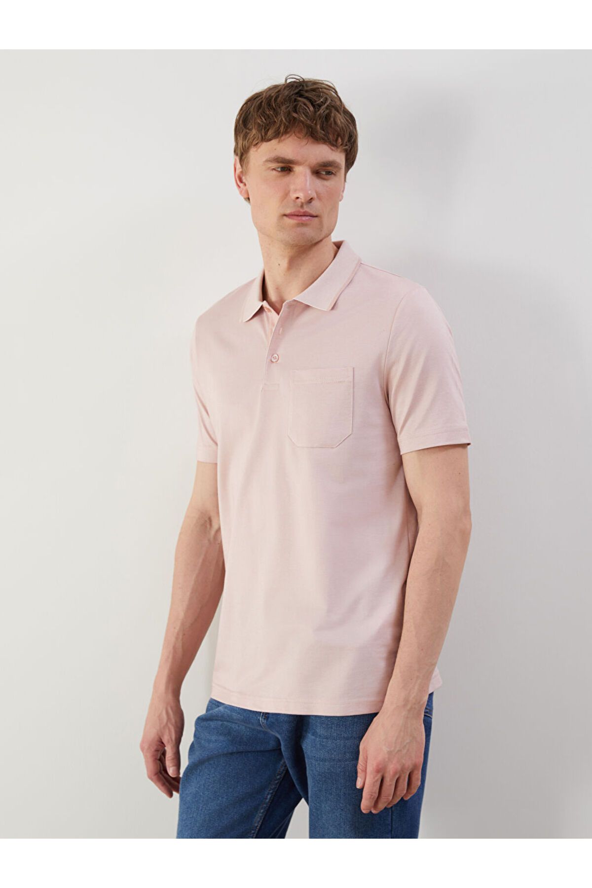 LC Waikiki Yeni Sezon Polo Yaka Kisa Kollu Erkek Tisort - S52846Z8