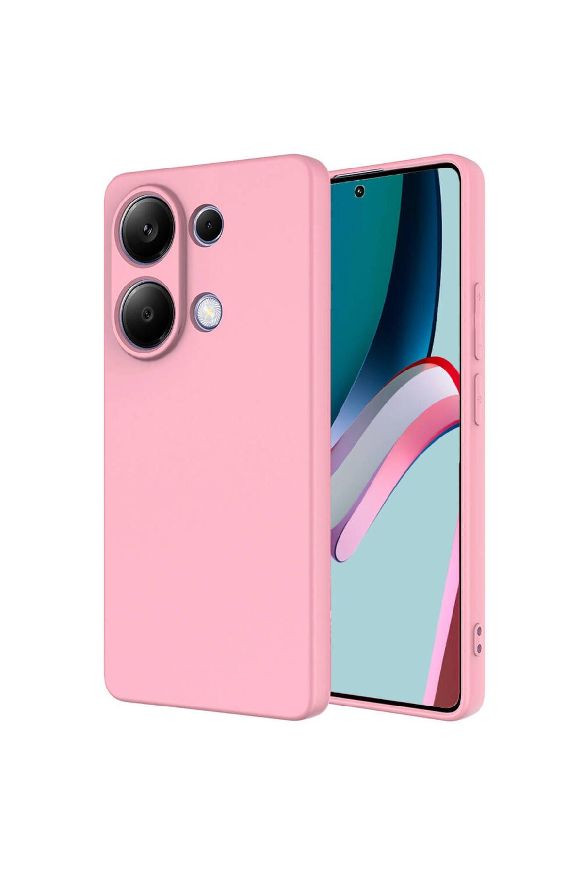 YTSGLOBAL Redmi Note 13 Pro 4G Kılıf YTSG Mara Lansman Kapak - Pembe Açık