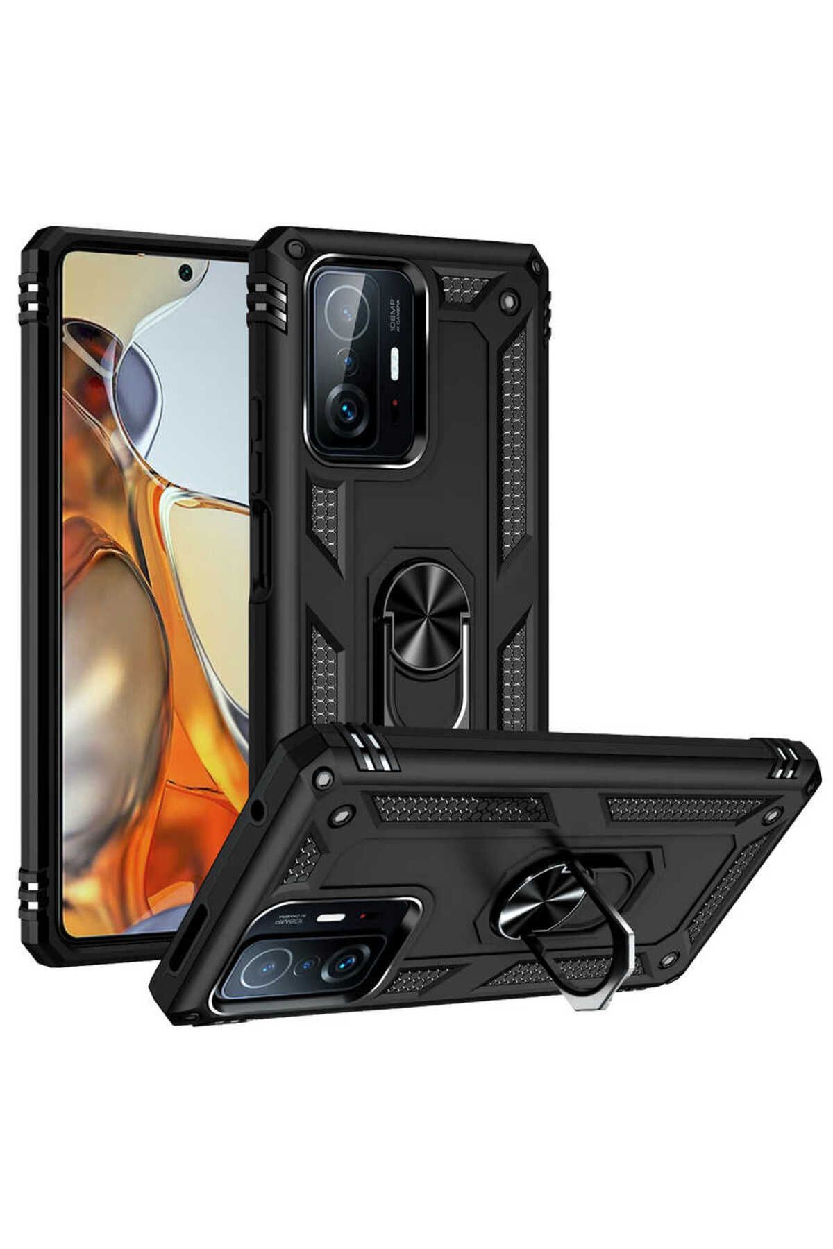 YTSGLOBAL Mi 11T 5G Kılıf YTSG Vega Kapak - Siyah