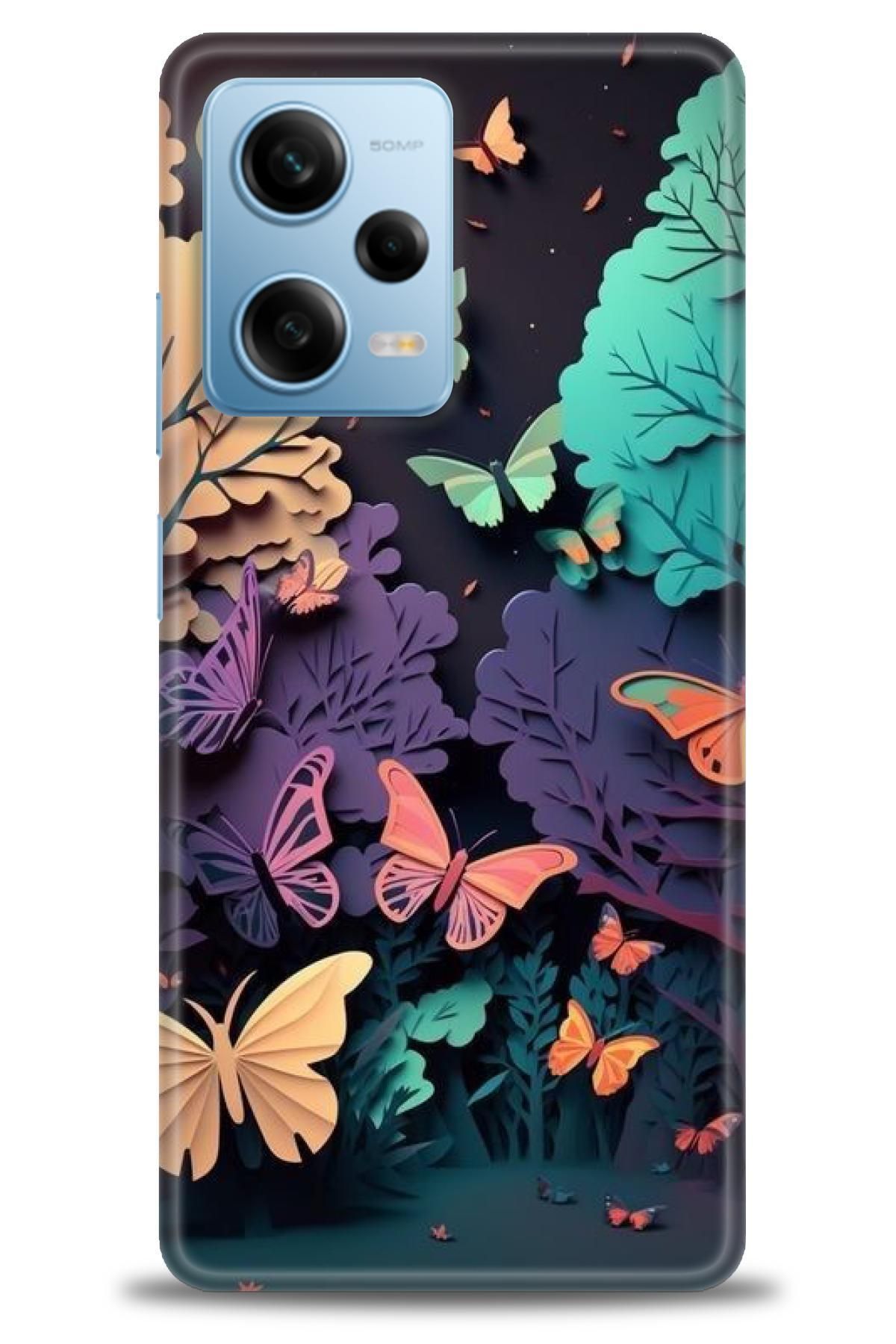 CooperTech Xiaomi Redmi Note 12 Pro 5G İle Uyumlu HD Baskılı Desenli Silikon Kılıf - 522