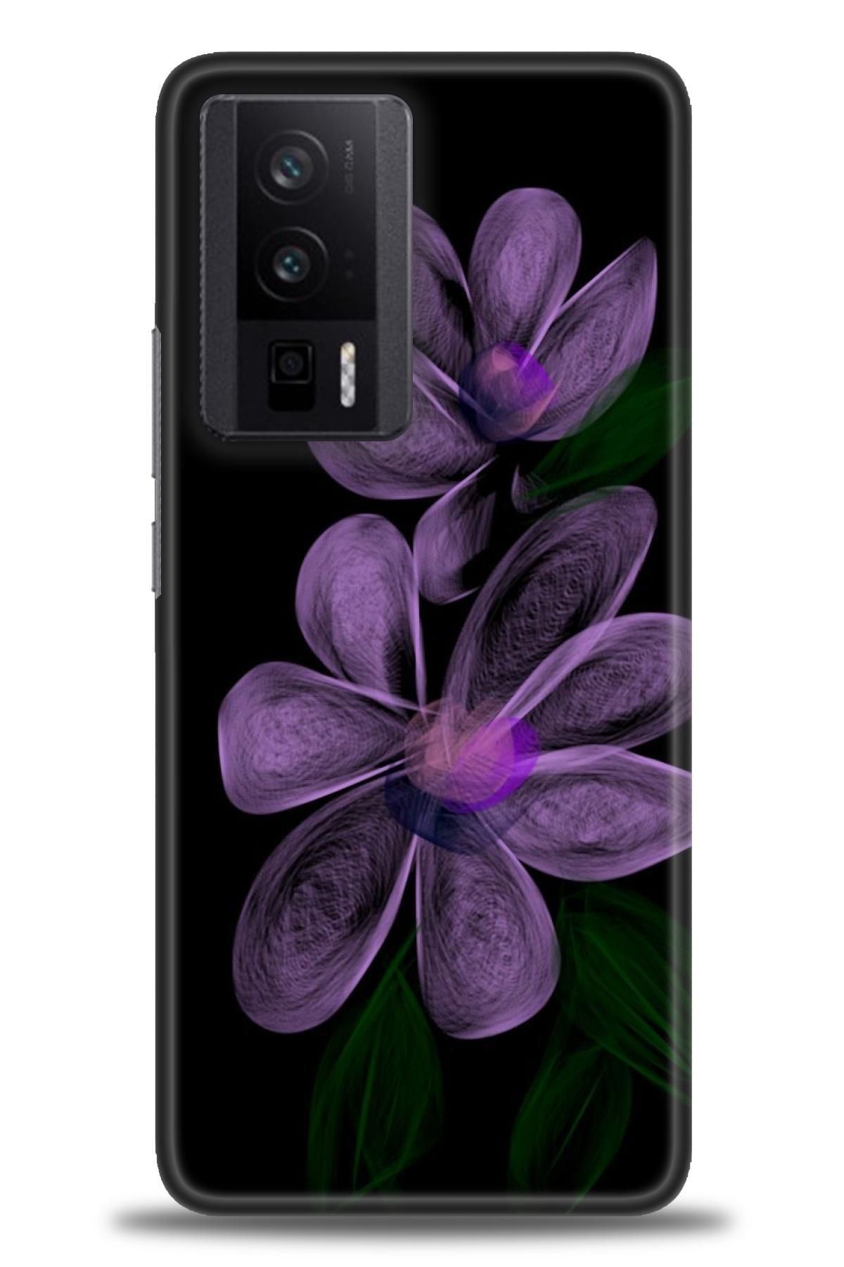 CooperTech Xiaomi Poco F5 Pro İle Uyumlu HD Baskılı Desenli Silikon Kılıf - 542