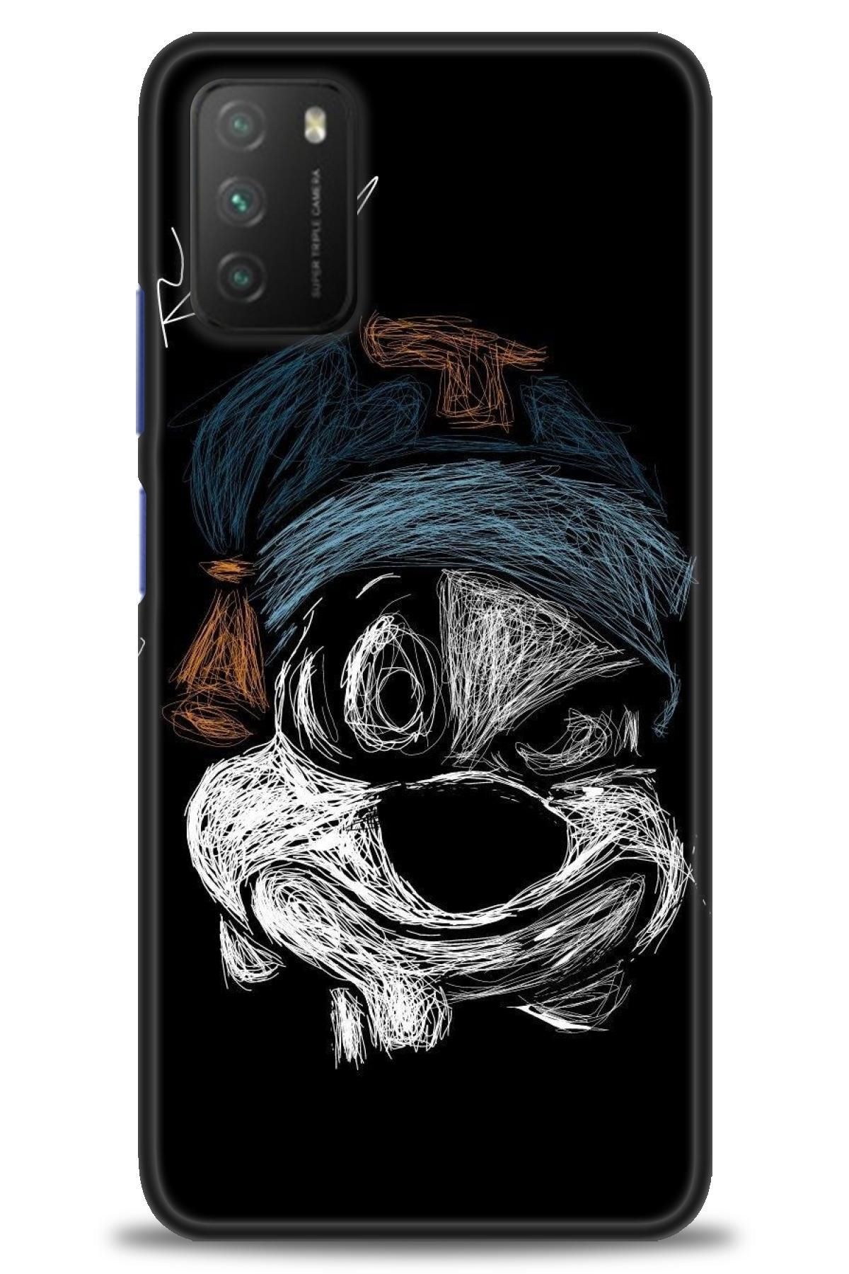 CooperTech Xiaomi Poco M3 İle Uyumlu HD Baskılı Desenli Silikon Kılıf - 942