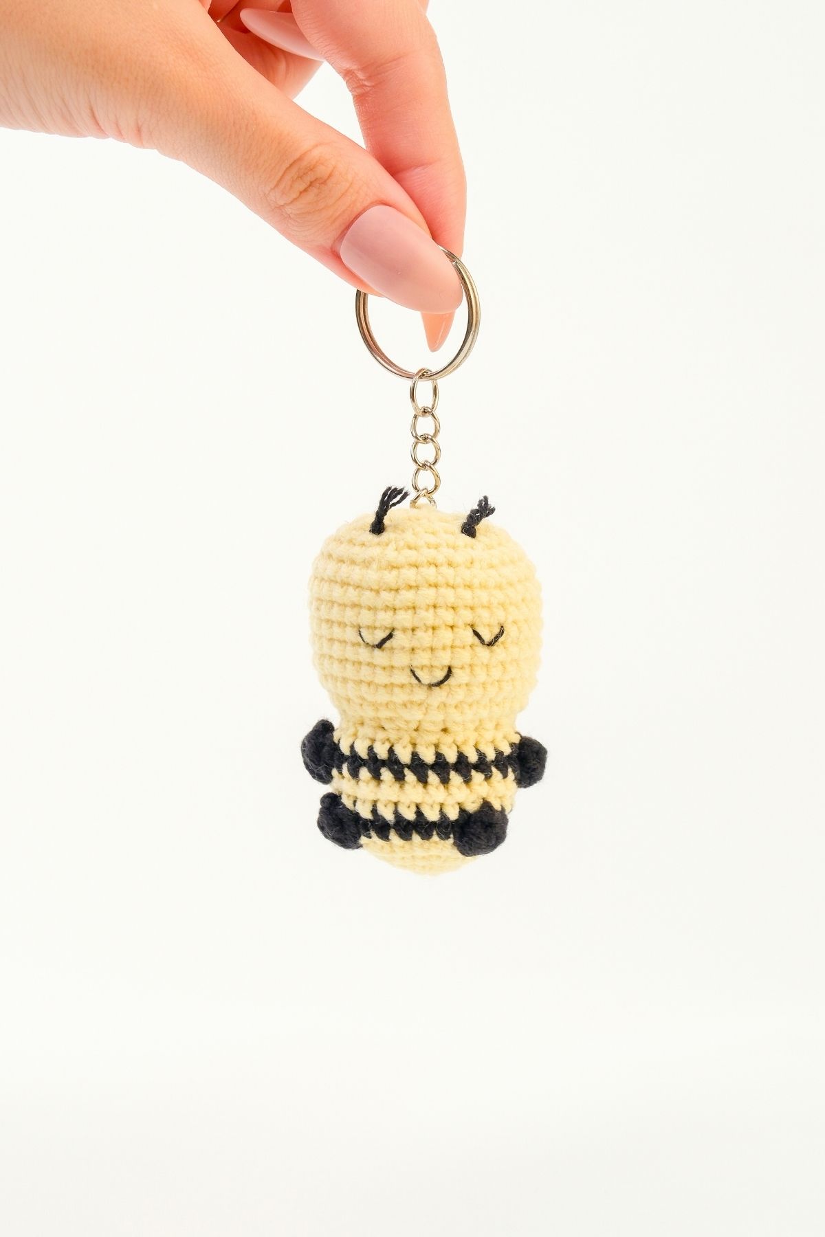 Nami Baby Amigurumi Anahtarlık El Yapımı Doğal Anahtarlık Sevimli Örgü Figürlü Anahtarlık Doğal Çanta Süsü
