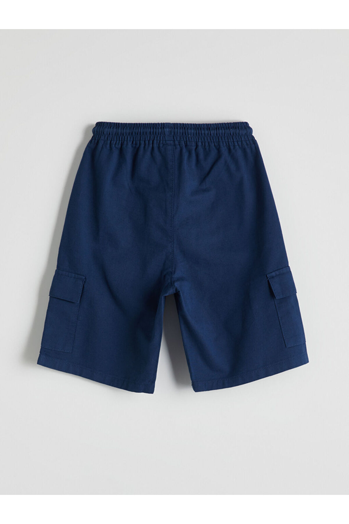 LC Waikiki-Create Your Style with Uzg Store |   Boys' Linen Blend Cargo Shorts with Elastic Waistband 3