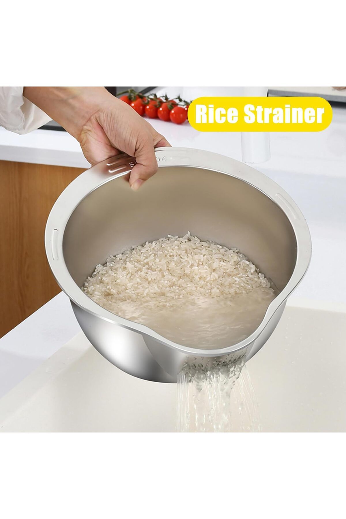 div-3 in 1 Set Grater Strainer With Sieve And Bowl Diameter 24 cm 3