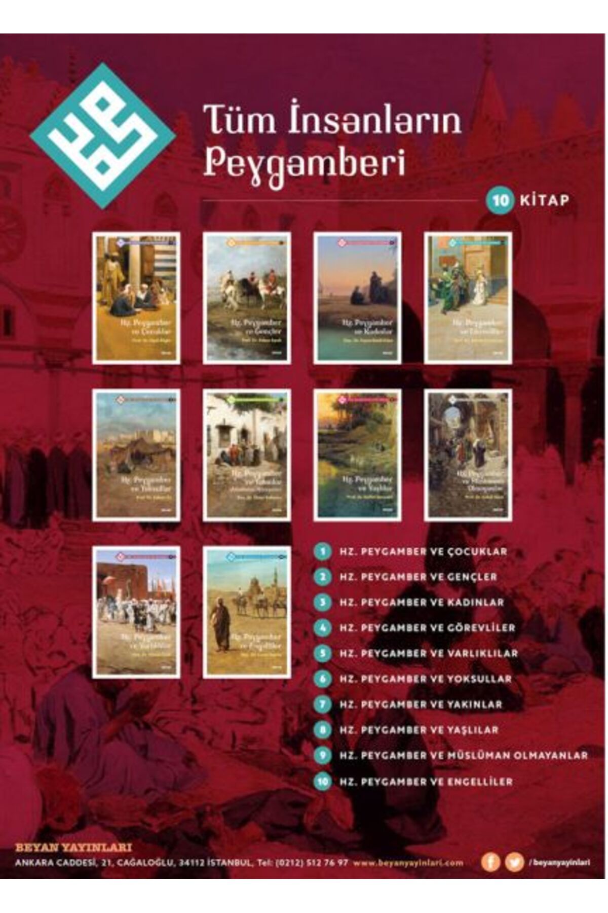 Beyan Yayınları Tüm İnsanların Peygamberi Serisi (10 Kitap)