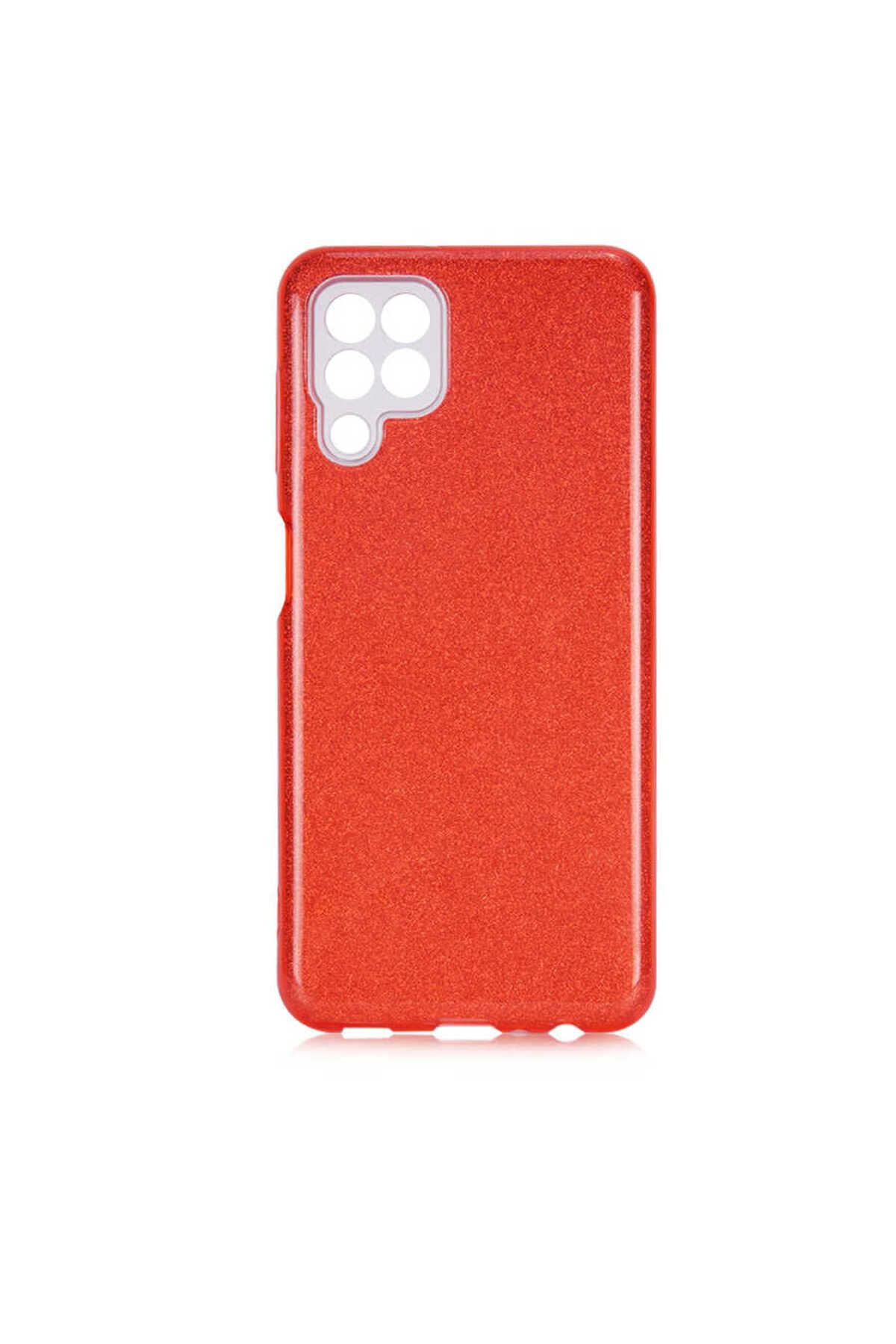 YTSGLOBAL Galaxy M22 Kılıf YTSG Shining Silikon - Kırmızı
