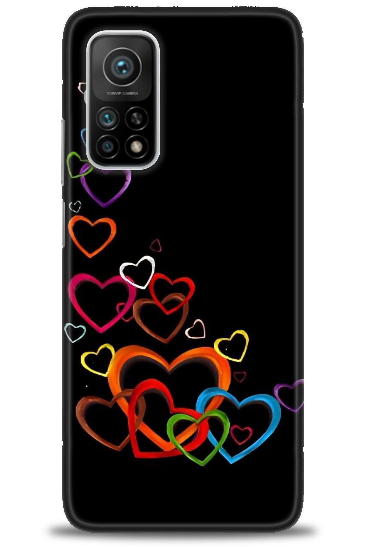 CooperTech Xiaomi Mi 10T İle Uyumlu HD Baskılı Desenli Silikon Kılıf - 112