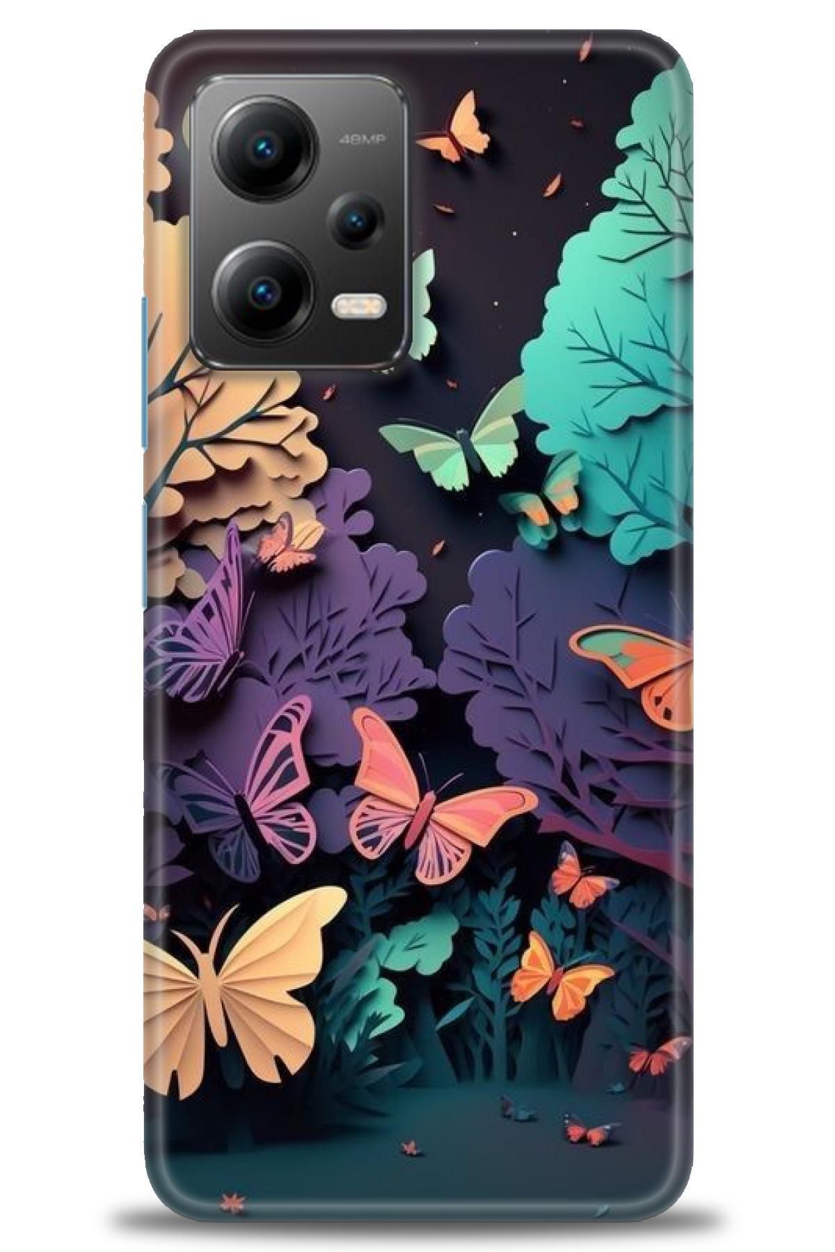 CooperTech Xiaomi Poco X5 5G İle Uyumlu HD Baskılı Desenli Silikon Kılıf - 522