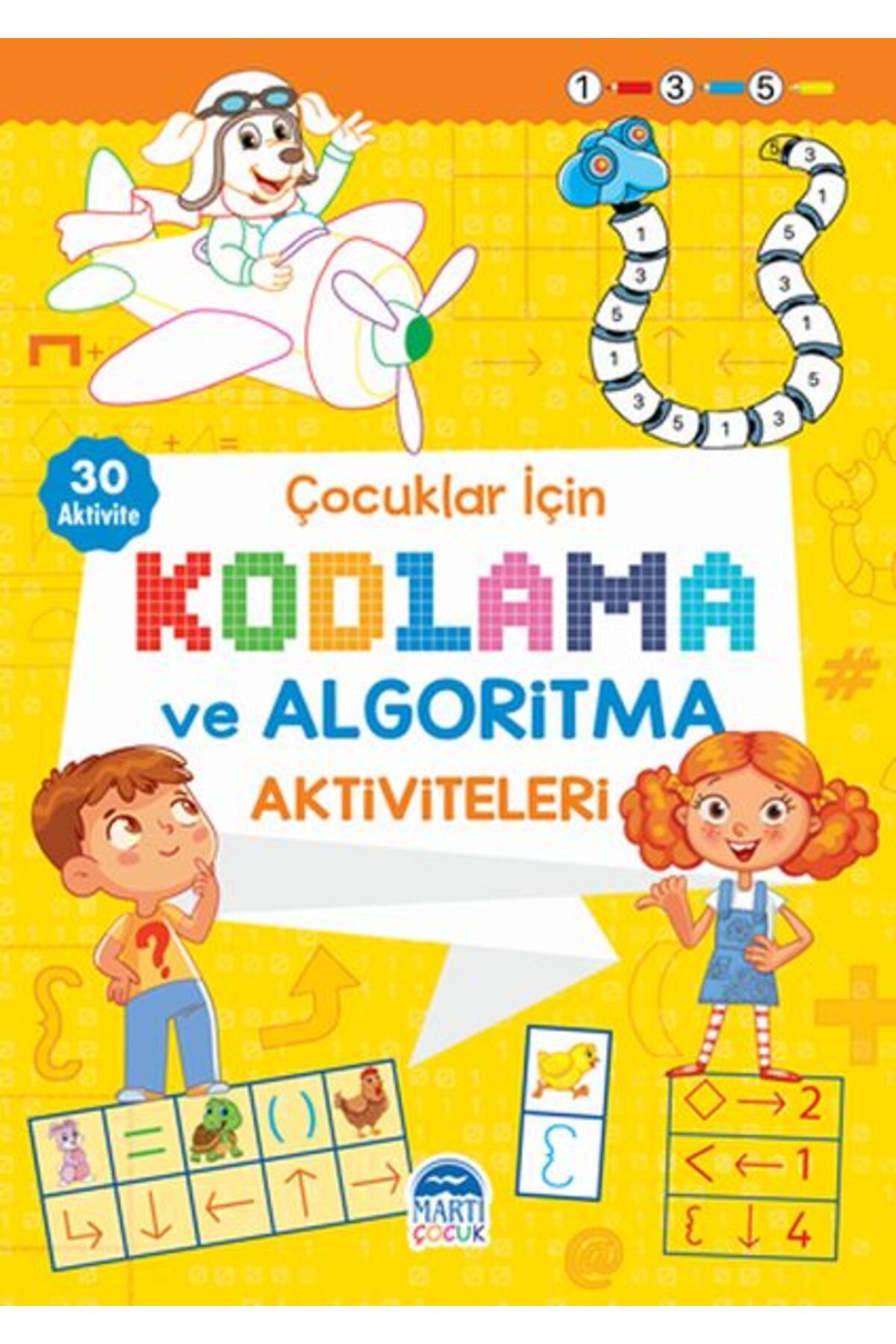 Artemis Yayınları Çocuklar İçin Kodlama ve Algoritma Aktiviteleri - Sarı