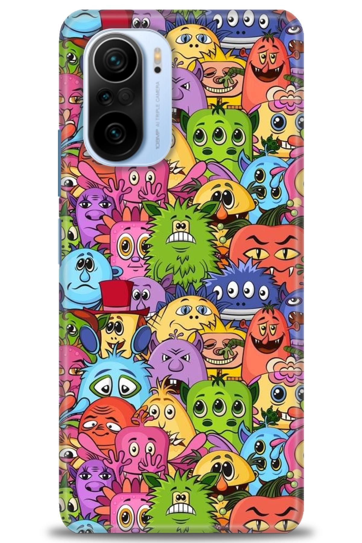CooperTech Xiaomi Redmi K40 Pro İle Uyumlu HD Baskılı Desenli Silikon Kılıf - 282