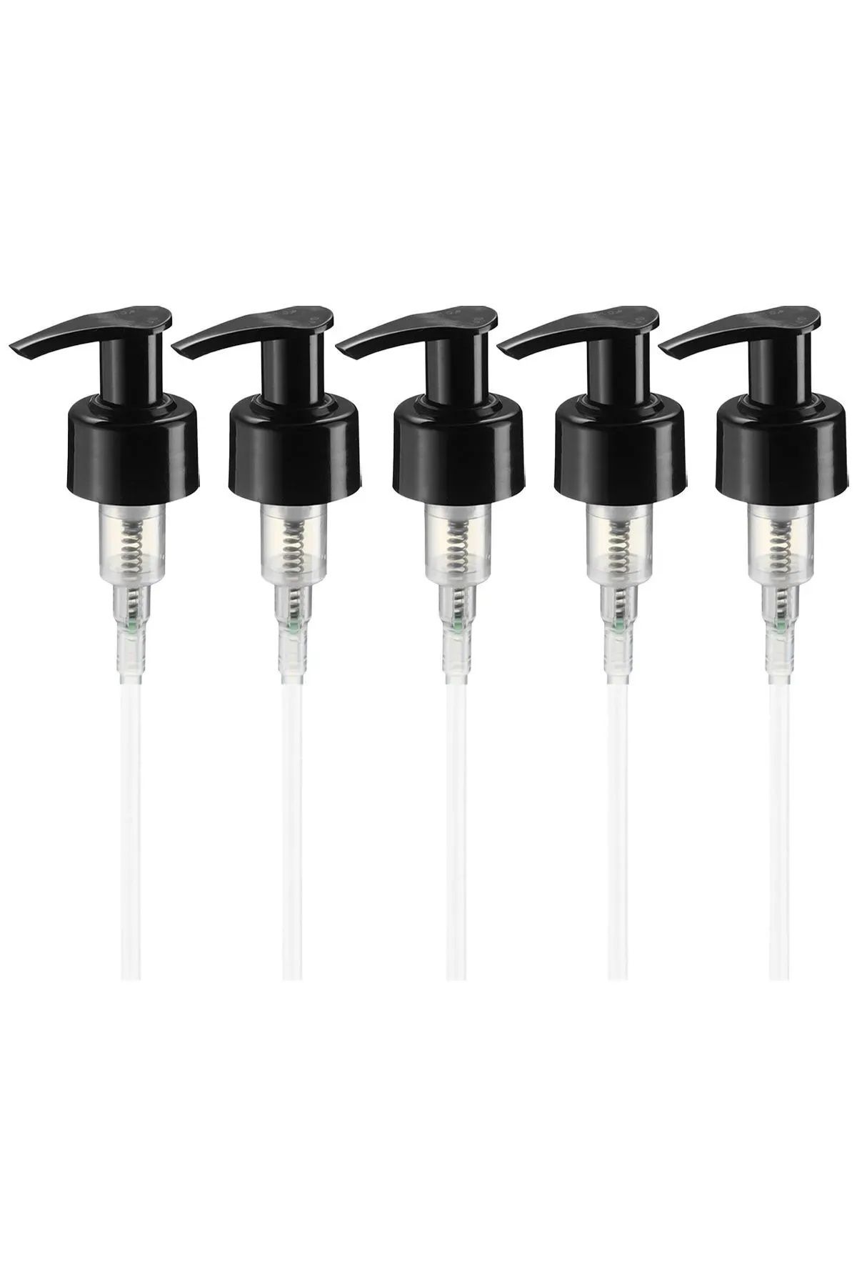JUIWI Sıvı Sabunluk Şişesi Yedek Pompası Sabunluk Yedek Başlığı 5 Adet ( 28mm Ağız Şişelere Uygun)