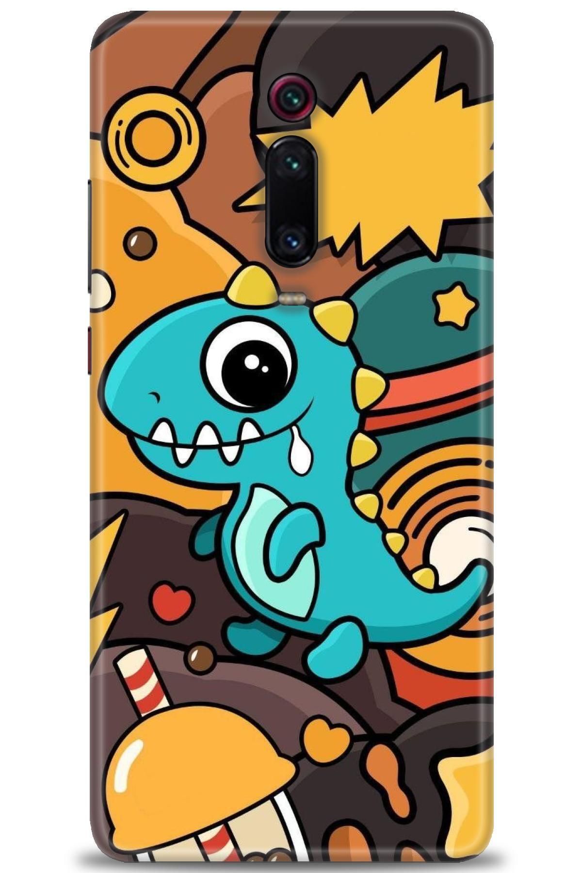 CooperTech Xiaomi Mi 9T İle Uyumlu HD Baskılı Desenli Silikon Kılıf - 682