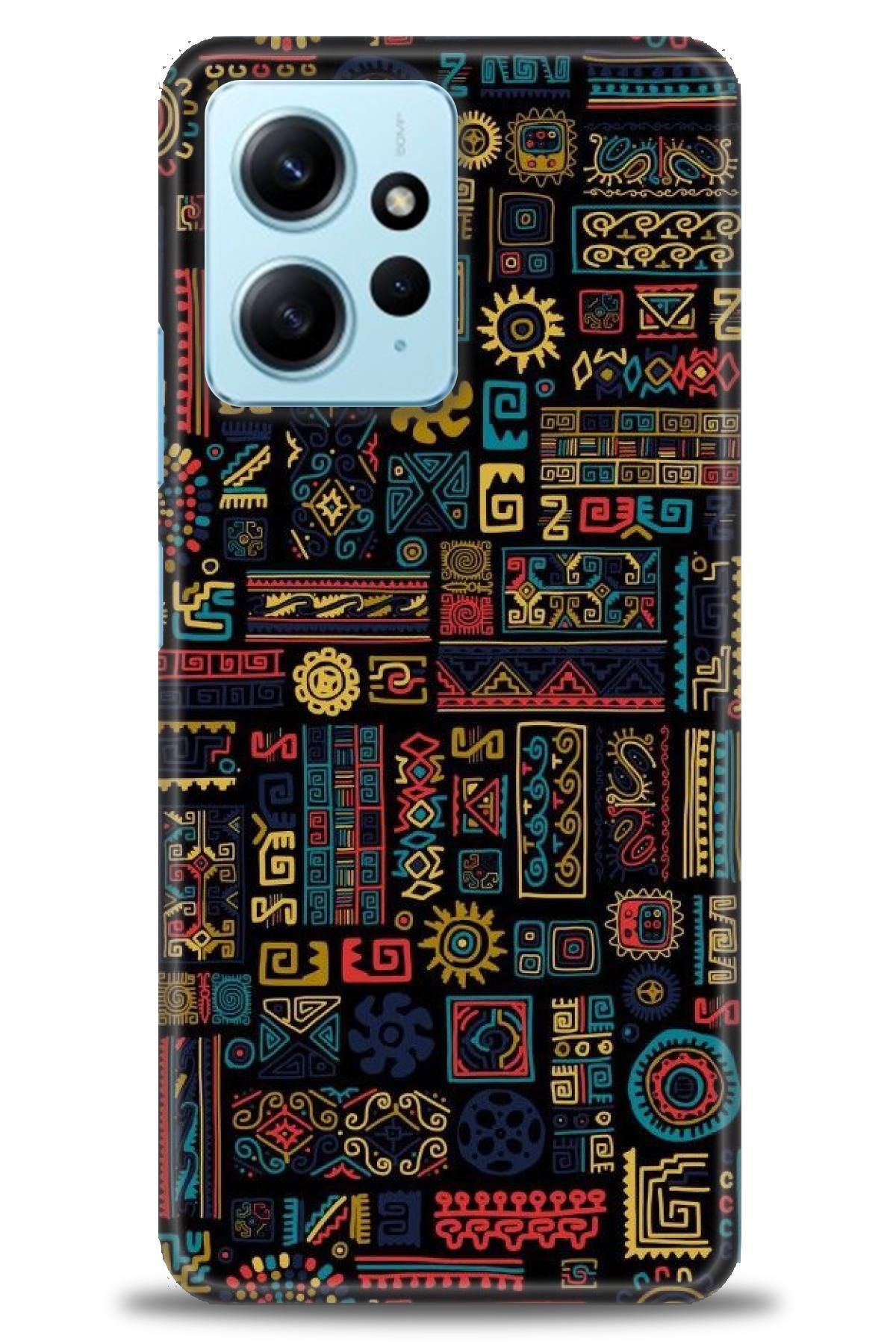CooperTech Xiaomi Redmi Note 12 4G İle Uyumlu HD Baskılı Desenli Silikon Kılıf - 822