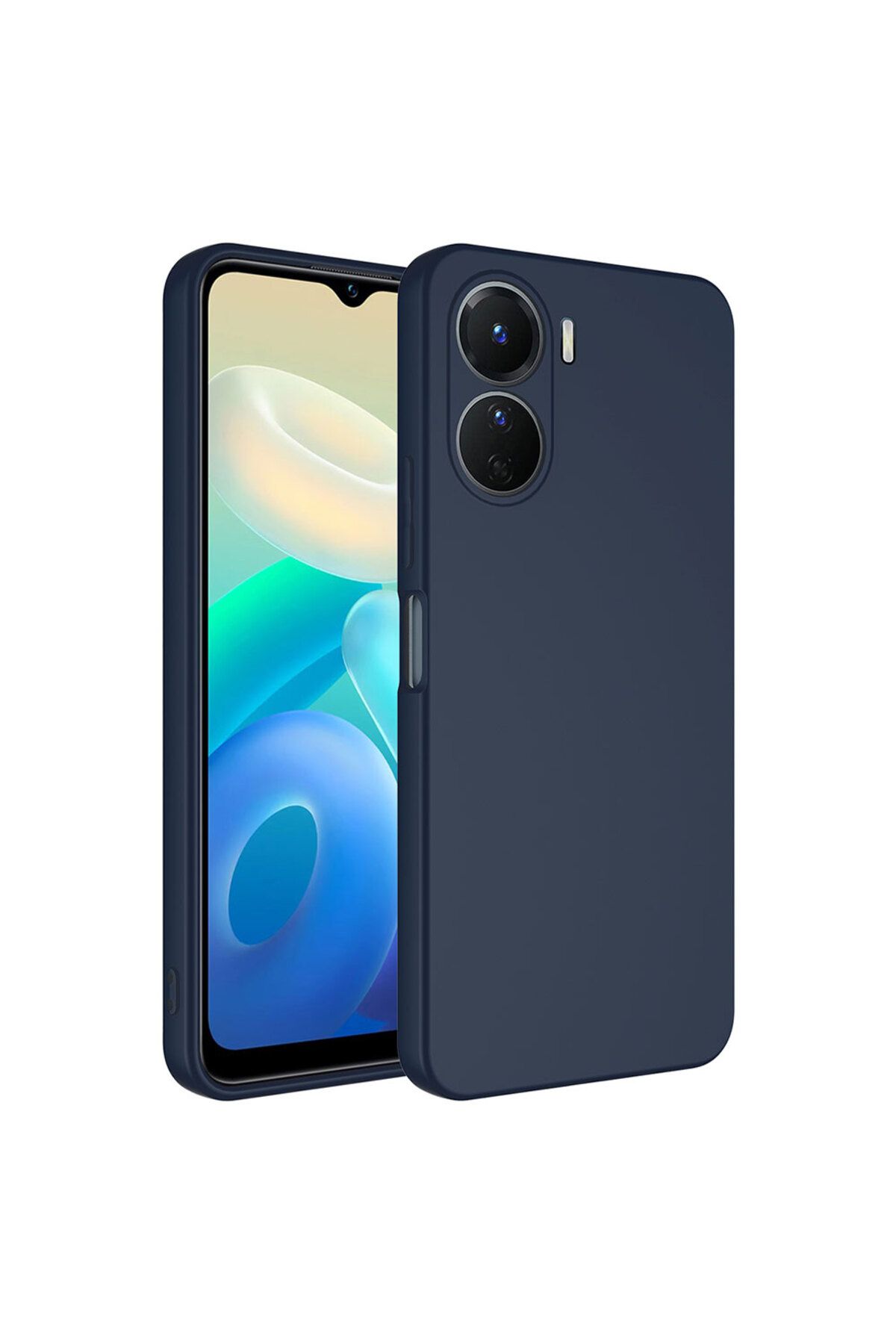 YTSGLOBAL Vivo Y16 Kılıf YTSG Mara Lansman Kapak - Lacivert