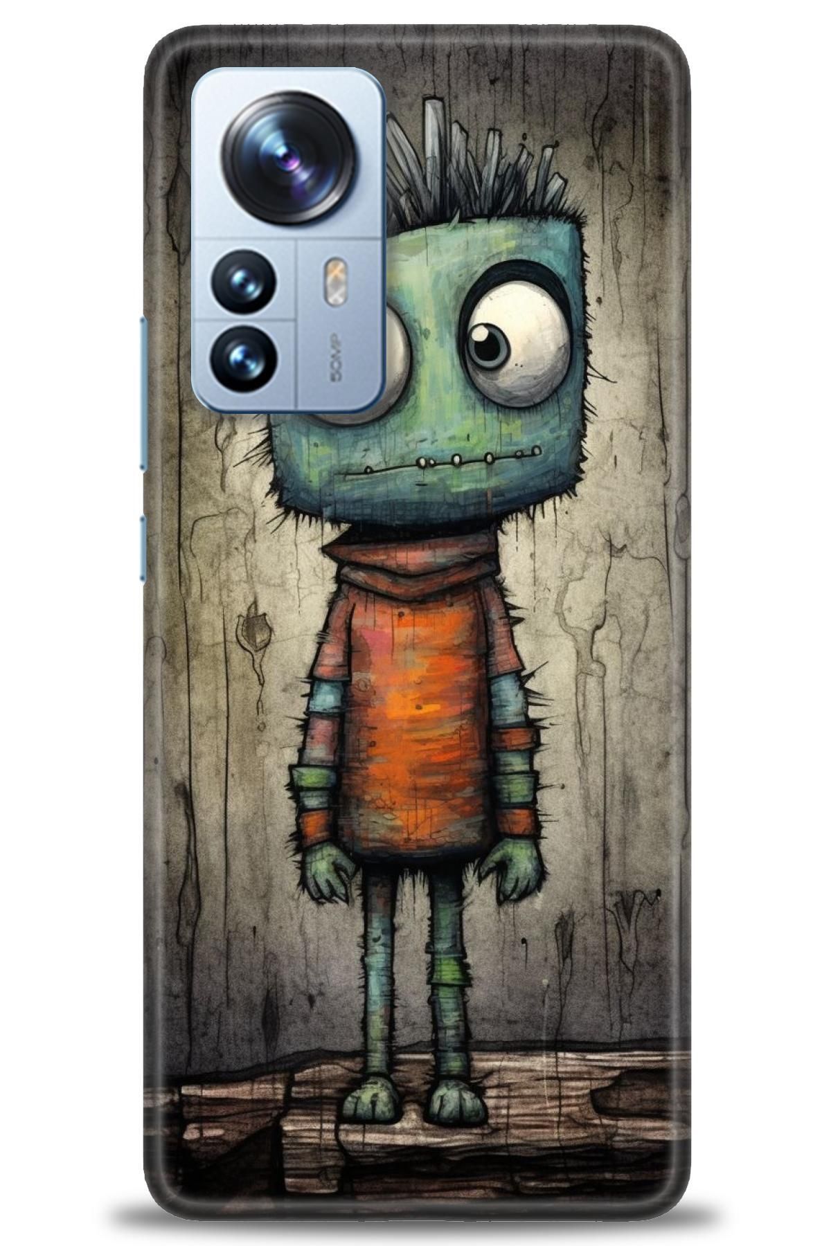 CooperTech Xiaomi Mi 12 İle Uyumlu HD Baskılı Desenli Silikon Kılıf - 482