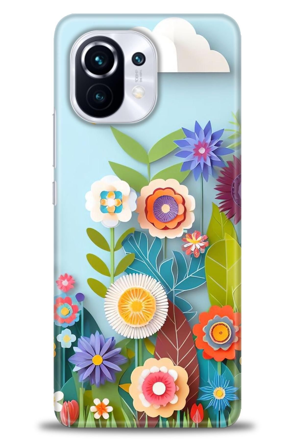 CooperTech Xiaomi Mi 11 İle Uyumlu HD Baskılı Desenli Silikon Kılıf - 352