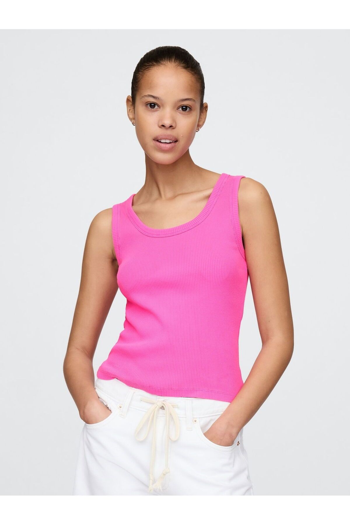 GAP Rib Scoop Tank Top