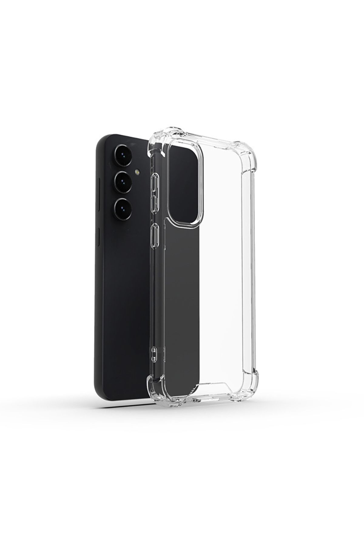 YTSGLOBAL Galaxy S24 FE Uyumlu Kılıf YTSG Nitro Anti Shock Silikon-Şeffaf