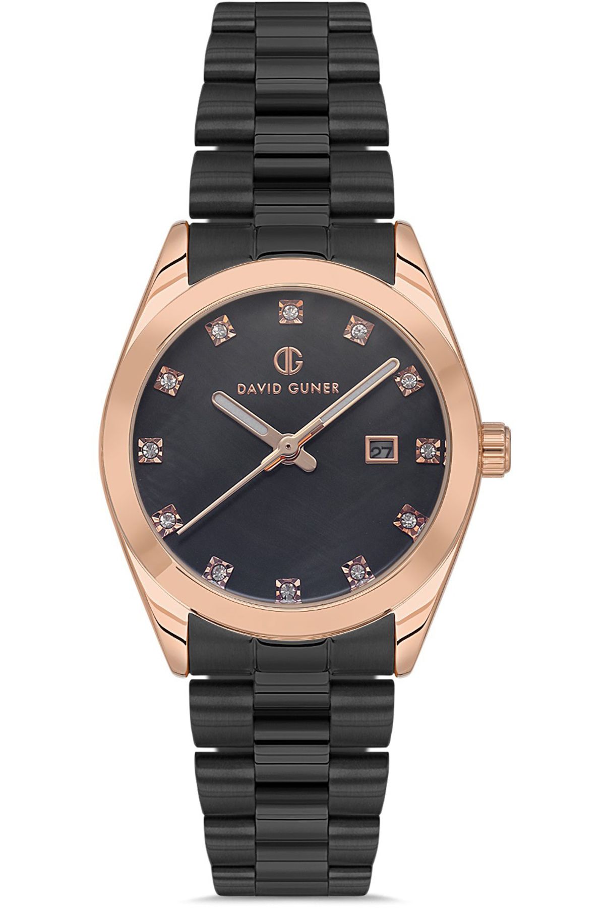 DAVID GUNER DAVİD GÜNER KADIN KOL SAATİ DG-8500LA-R2 32 MM Siyah