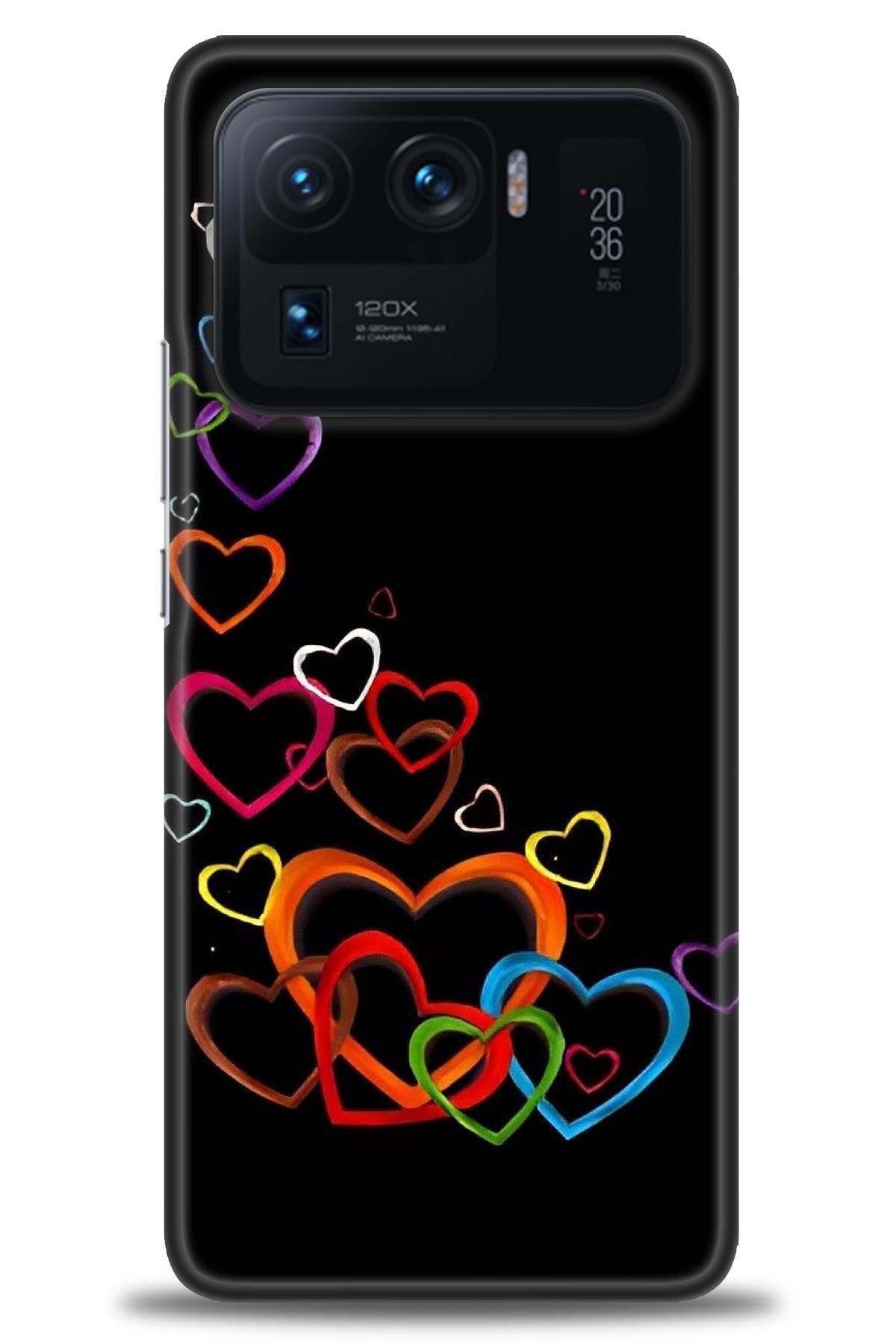 CooperTech Xiaomi Mi 11 Ultra İle Uyumlu HD Baskılı Desenli Silikon Kılıf - 112