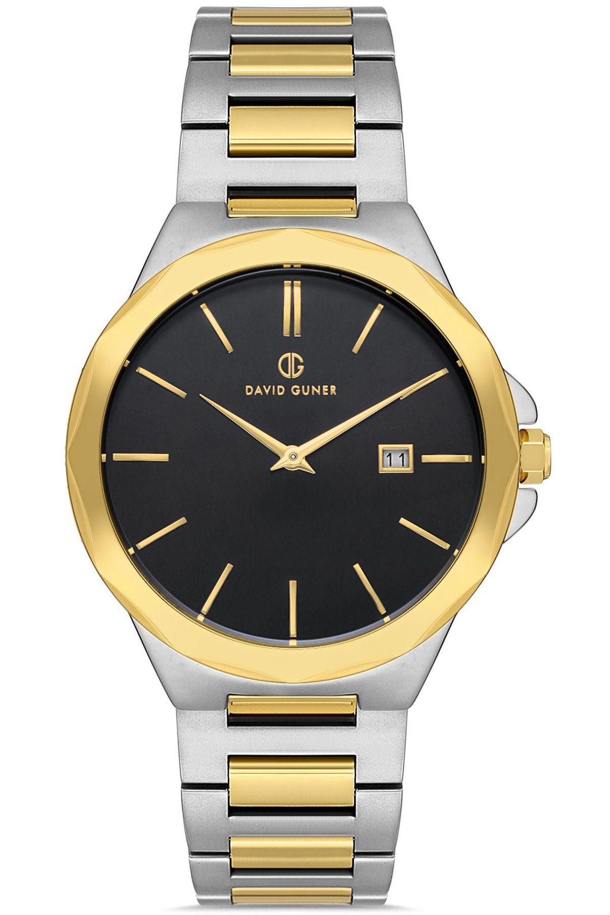 DAVID GUNER DAVİD GÜNER ERKEK KOL SAATİ DG-8421GA-D2 40 MM METAL-GOLD