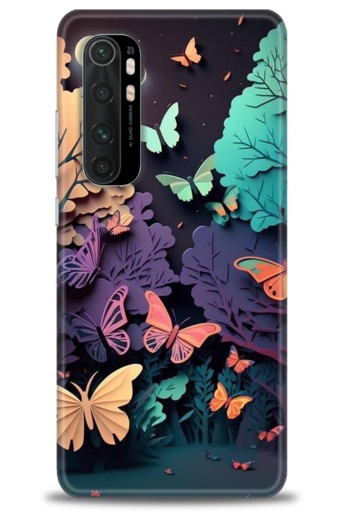 CooperTech Xiaomi Mi Note 10 Lite İle Uyumlu HD Baskılı Desenli Silikon Kılıf - 522