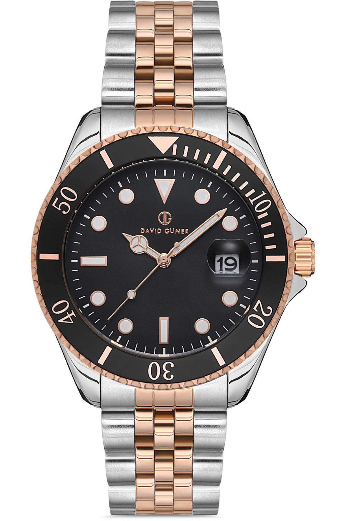DAVID GUNER DAVİD GÜNER ERKEK KOL SAATİ DG-8230GA-E9 42 MM metal-rose