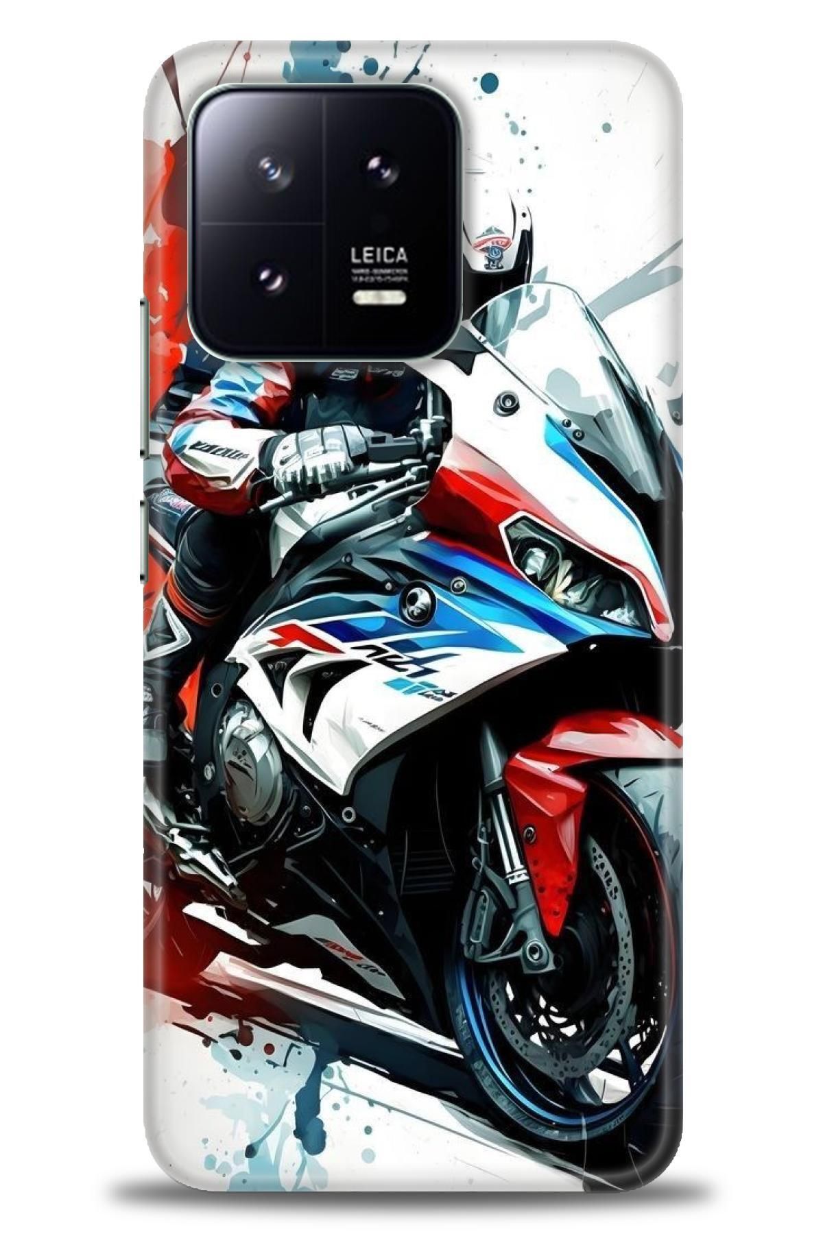 CooperTech Xiaomi Mi 13 İle Uyumlu HD Baskılı Desenli Silikon Kılıf - 572