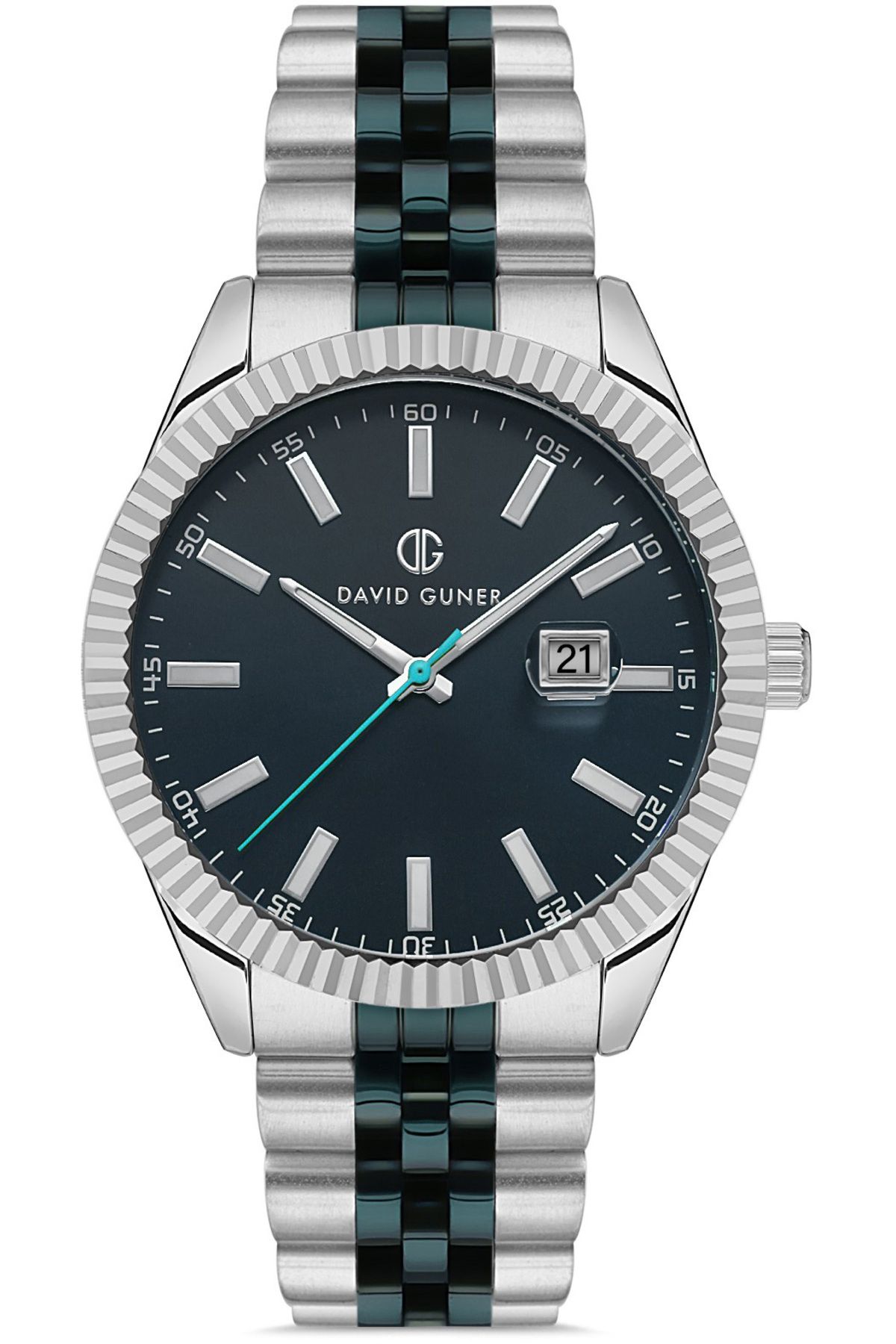 DAVID GUNER DAVİD GÜNER ERKEK KOL SAATİ DG-8626GA-L3 43 MM Metalik Yeşil