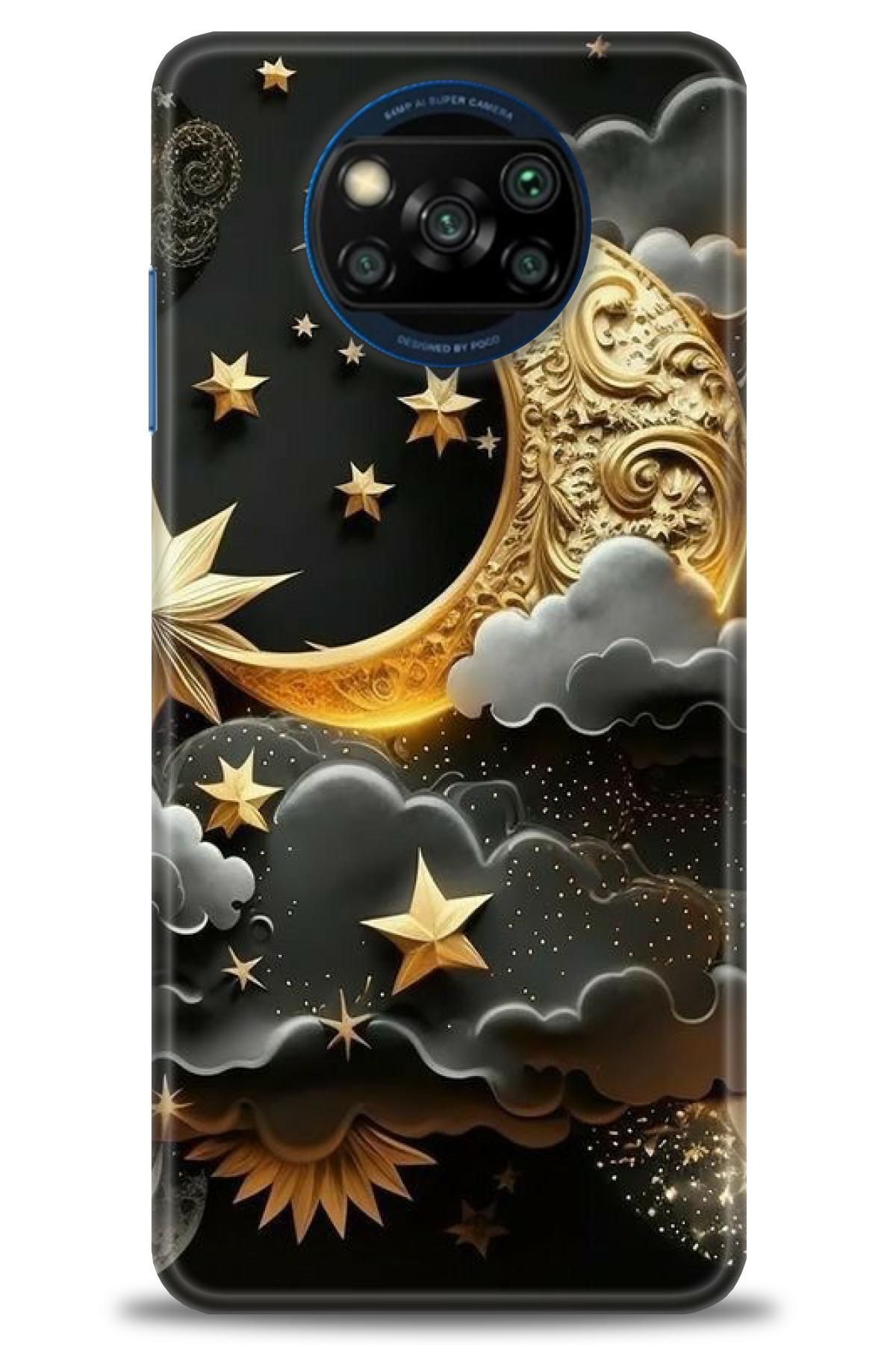 CooperTech Xiaomi Poco X3 NFC İle Uyumlu HD Baskılı Desenli Silikon Kılıf - 722