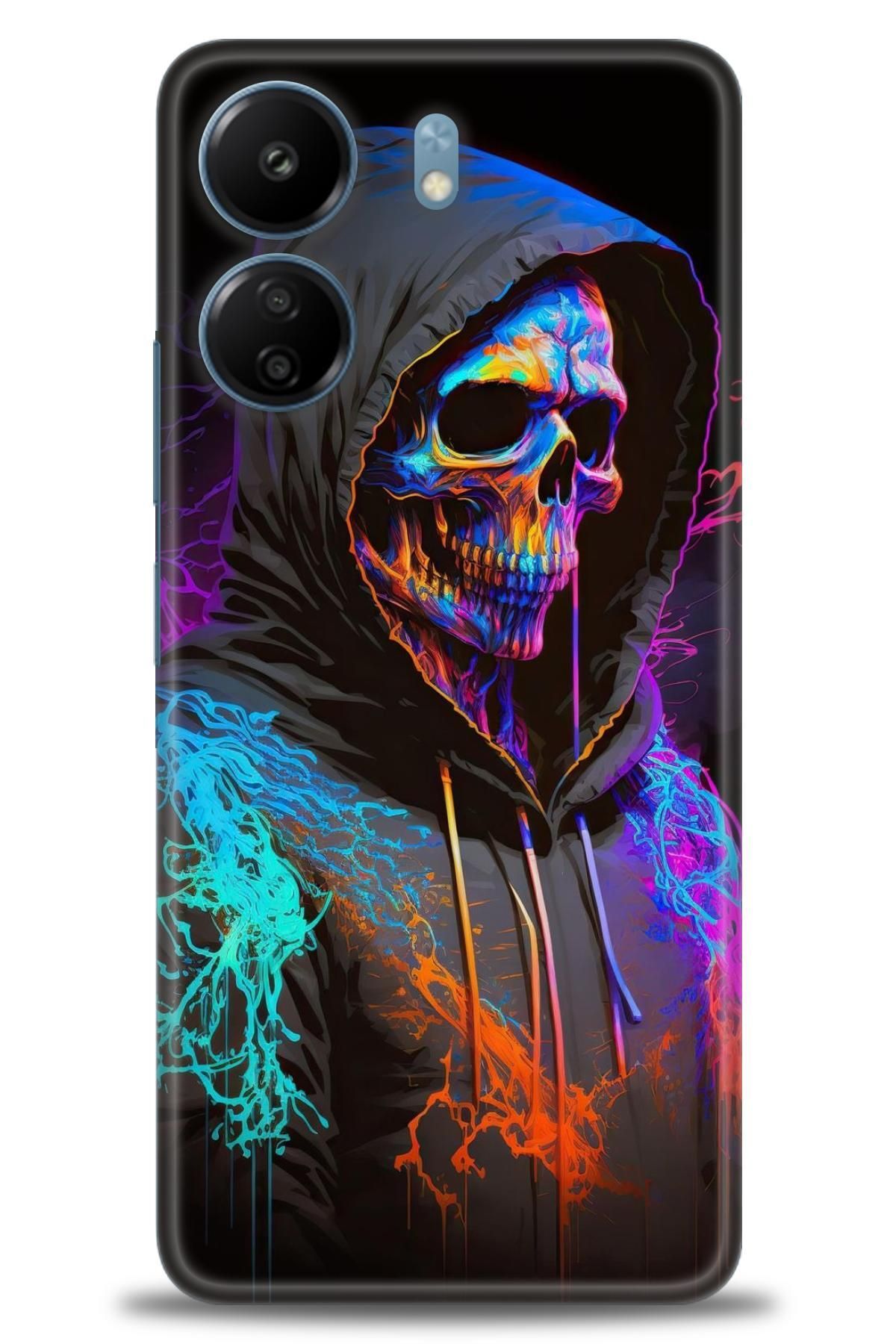CooperTech Xiaomi Poco C65 İle Uyumlu HD Baskılı Desenli Silikon Kılıf - 912