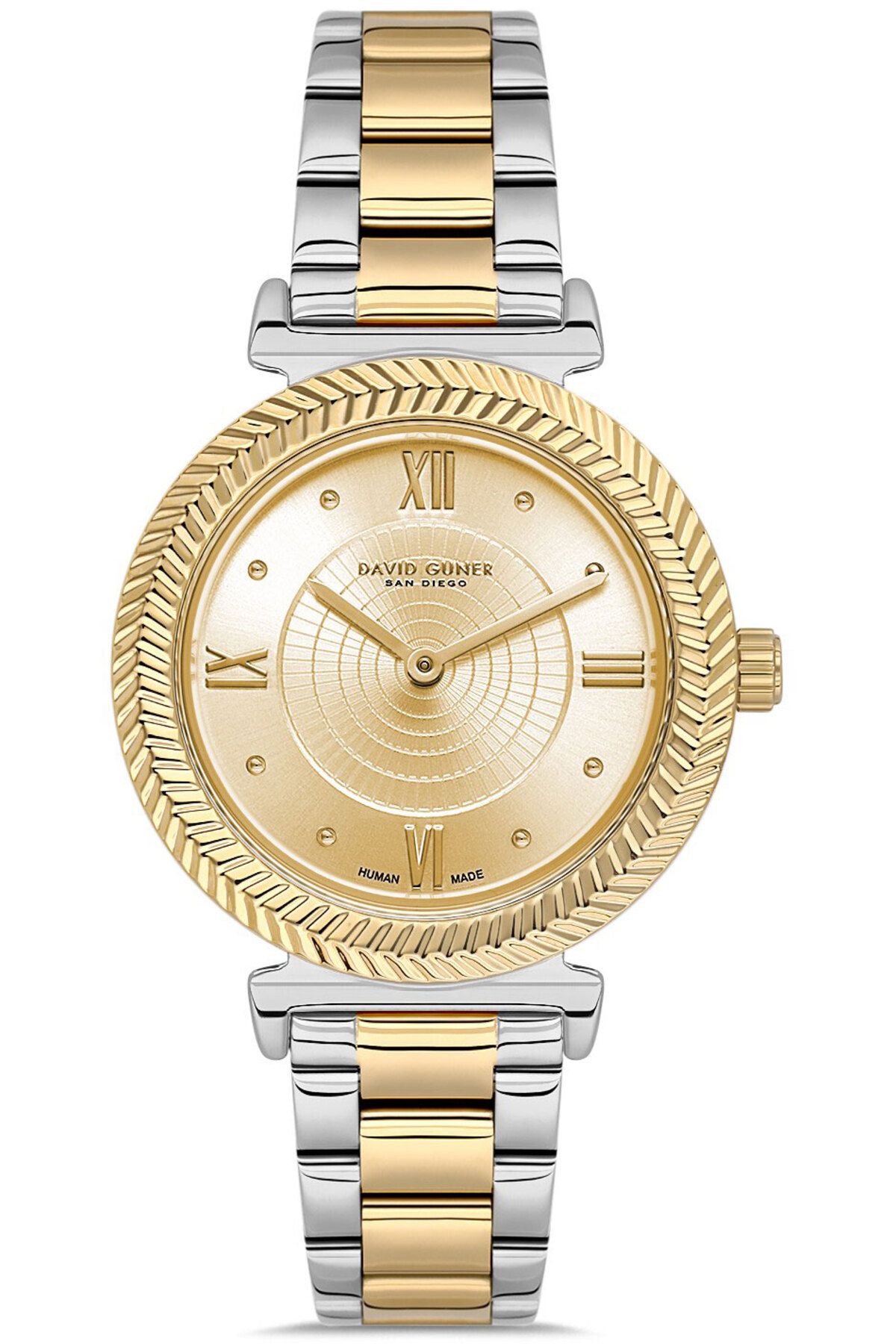 DAVID GUNER DAVİD GÜNER KADIN KOL SAATİ DG-8908LA-D4 32 MM METAL-GOLD