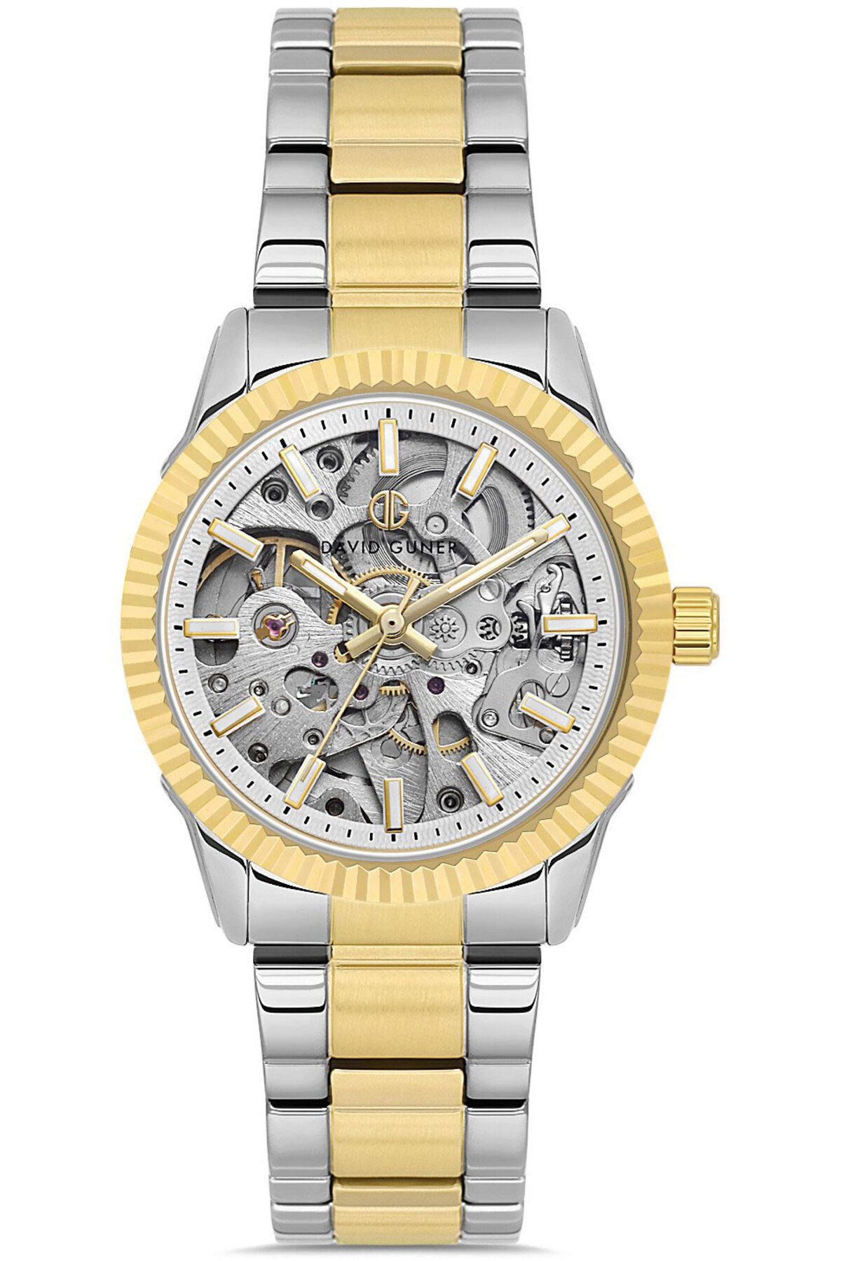 DAVID GUNER DAVİD GÜNER KADIN KOL SAATİ DG-8854LA-D1 35 MM METAL-GOLD